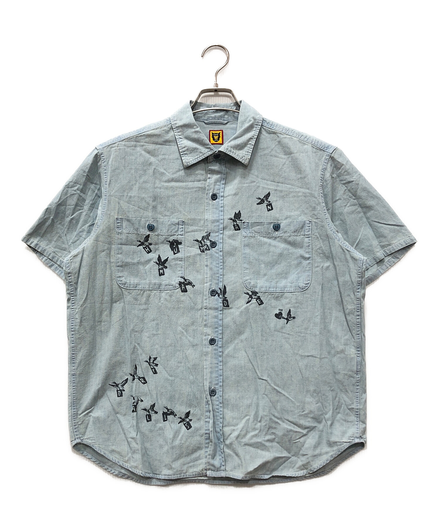 中古・古着通販】HUMAN MADE (ヒューマンメイド) CHAMBRAY S/S SHIRT