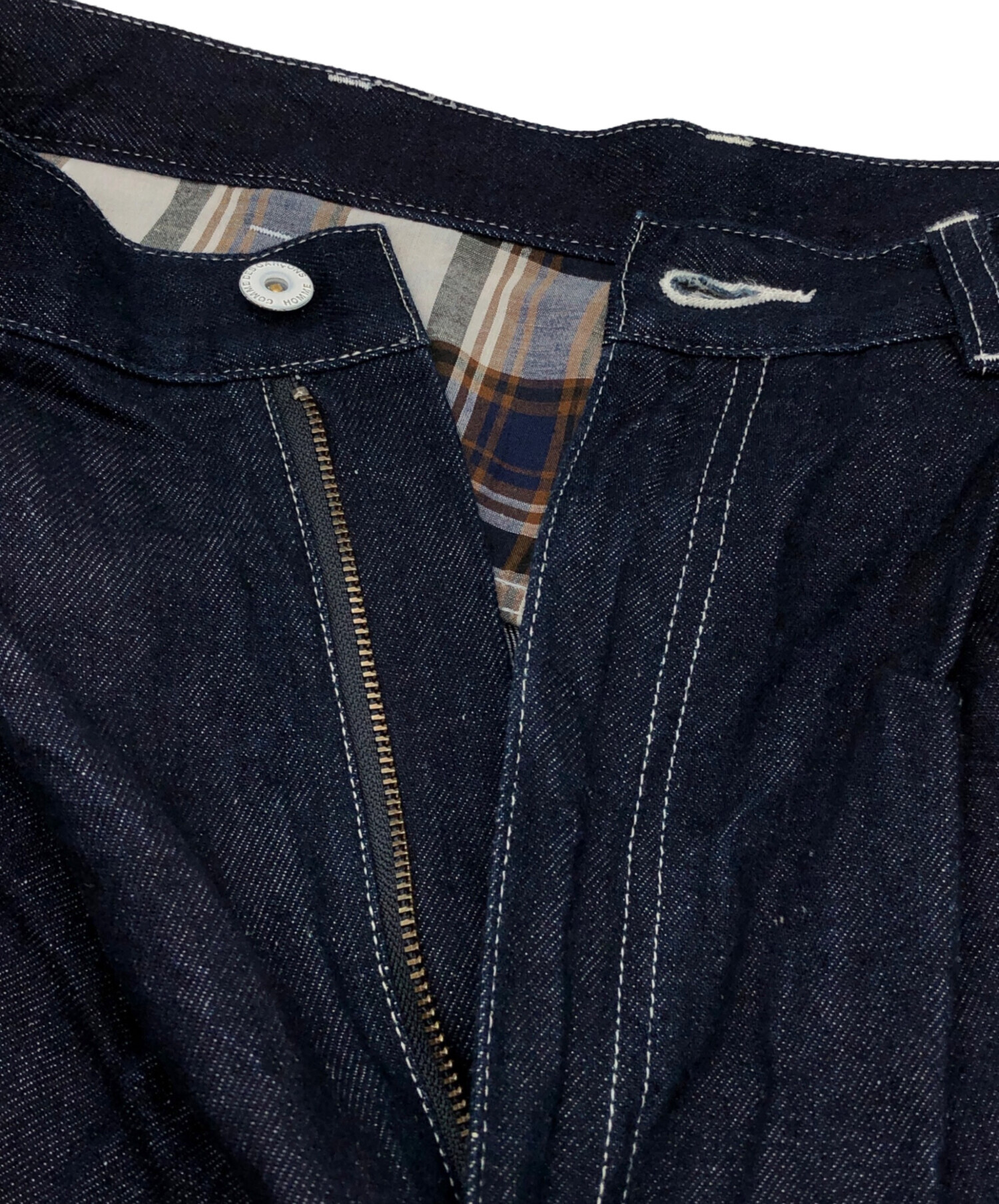 コムデギャルソンオム　デニムテーパード 中古・古着通販】COMME des GARCONS HOMME (コムデギャルソン オム) 綿