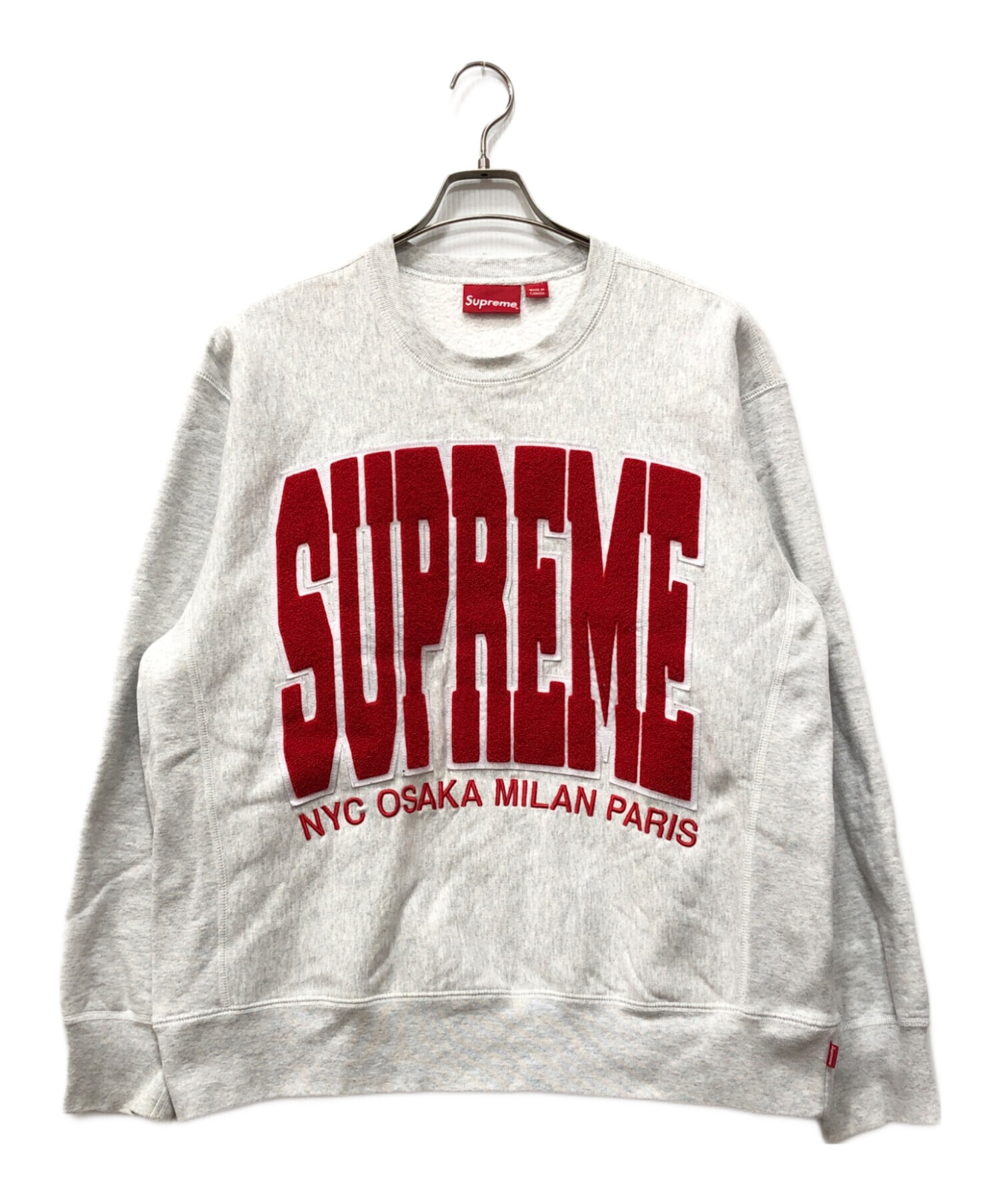 Supreme Cities Arc Crewneck - Ash Grey - US M | eBay Supreme 