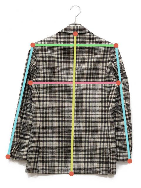 中古・古着通販】LARDINI (ラルディーニ) 2Bチェックジャケット