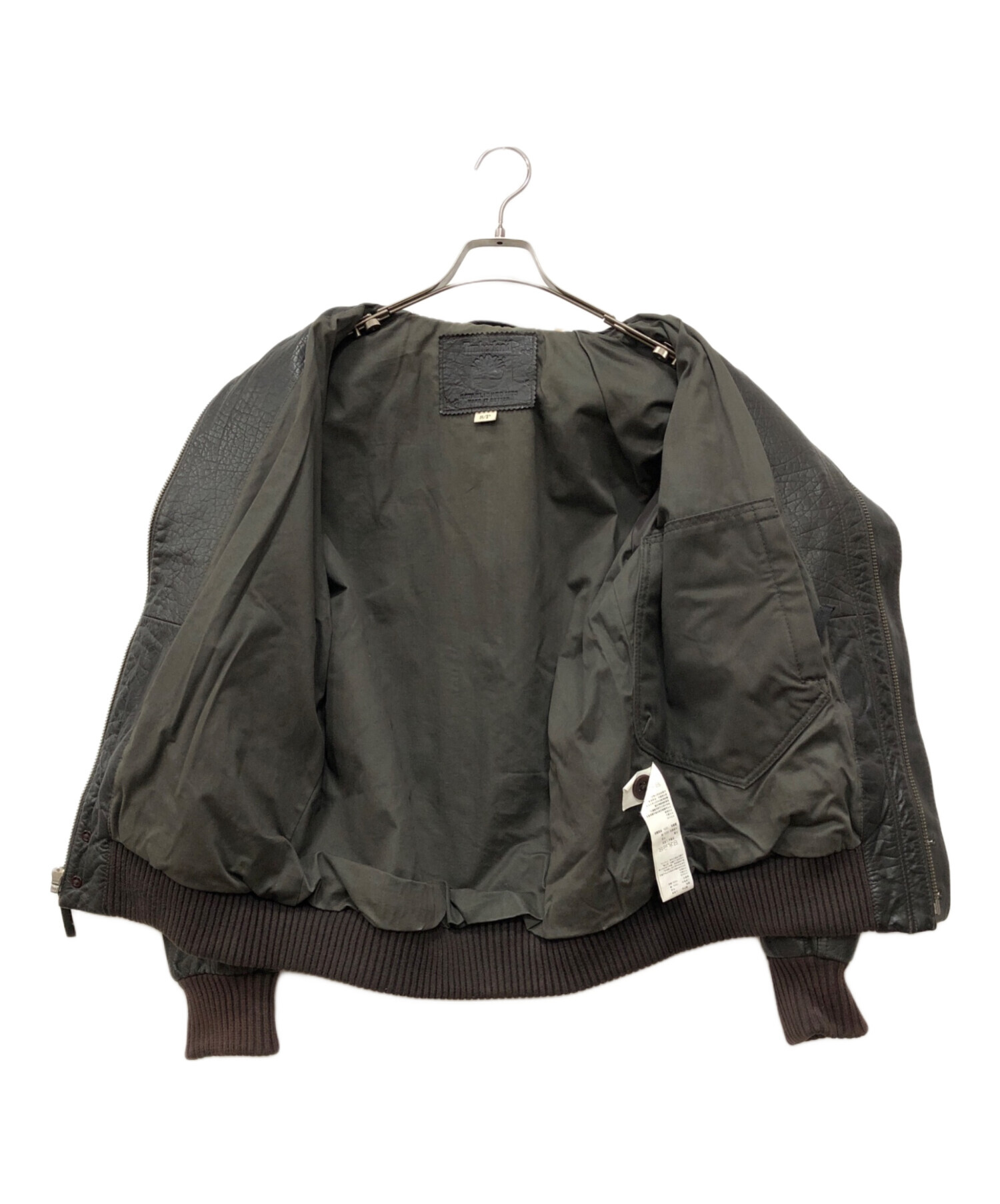 中古・古着通販】Timberland (ティンバーランド) レザーブルゾン