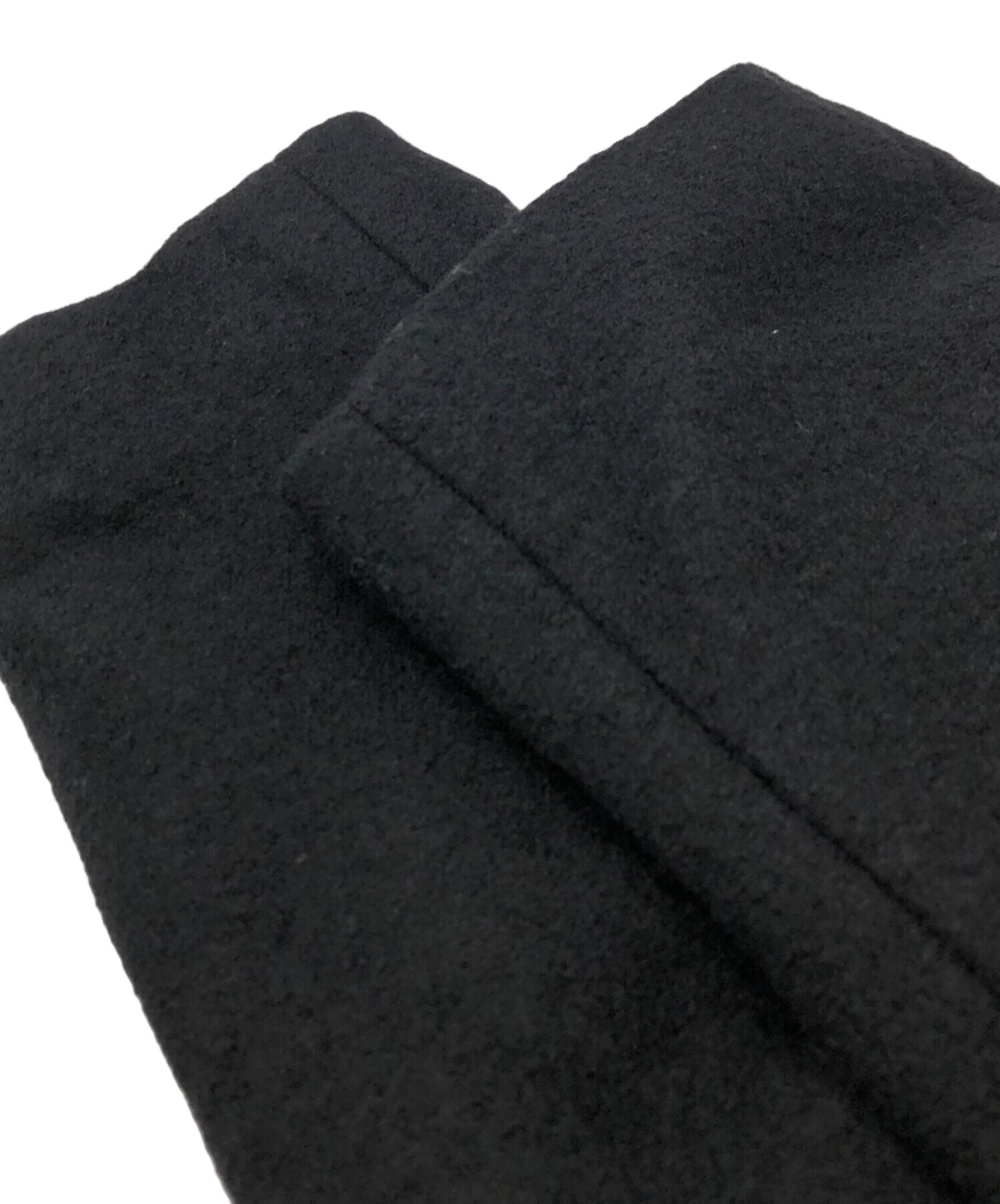 中古・古着通販】MANOF (マノフ) COLLARLESS LONG COAT ブラック