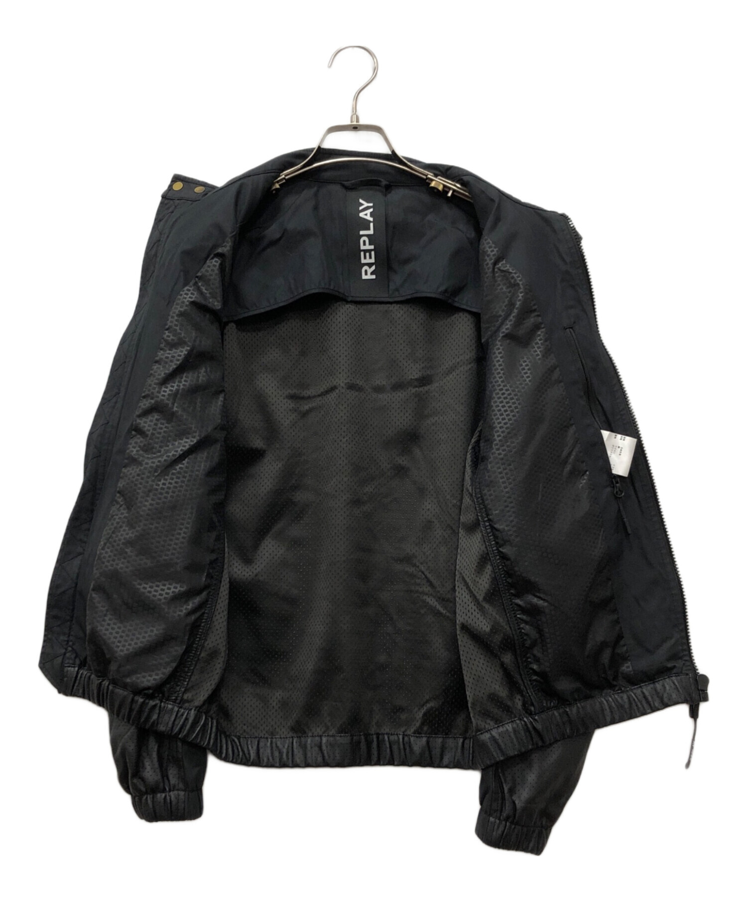 【新品未使用】REPLEY(リプレイ) シングル ライダースジャケット 中古・古着通販】REPLAY (リプレイ) シングルライダースジャケット