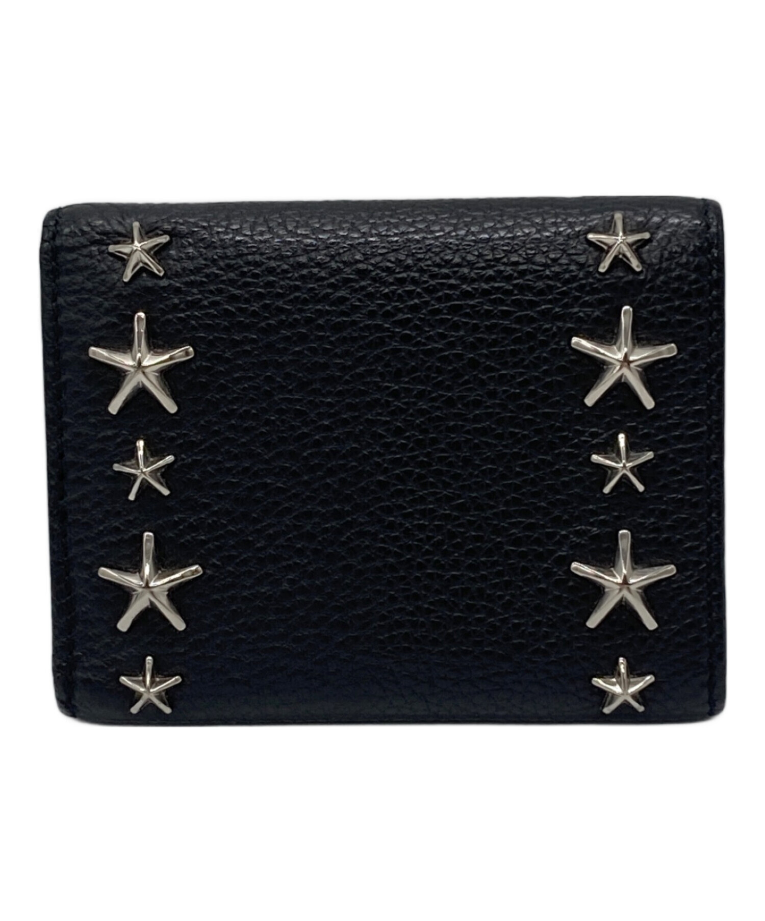 中古・古着通販】JIMMY CHOO (ジミーチュウ) 3つ折り財布 ブラック