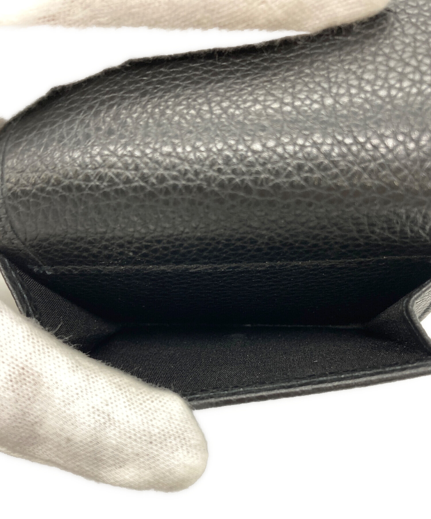 中古・古着通販】JIMMY CHOO (ジミーチュウ) 3つ折り財布 ブラック