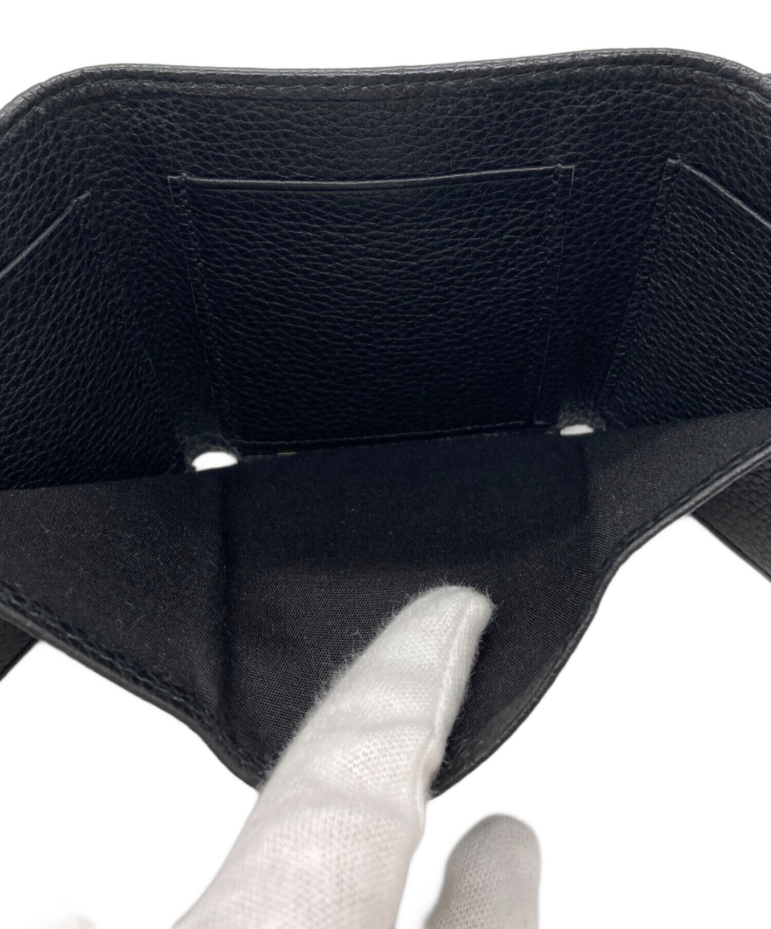中古・古着通販】JIMMY CHOO (ジミーチュウ) 3つ折り財布 ブラック