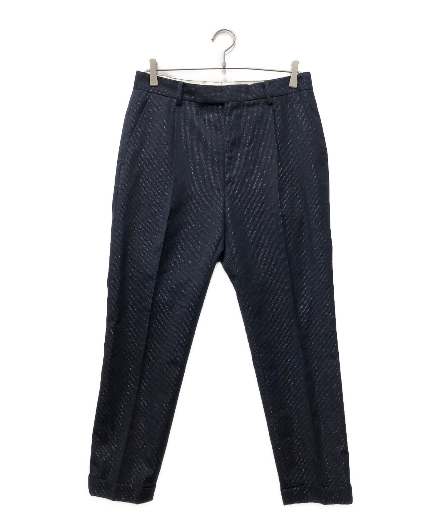 中古・古着通販】WACKO MARIA (ワコマリア) PLEATED TROUSERS ネイビー