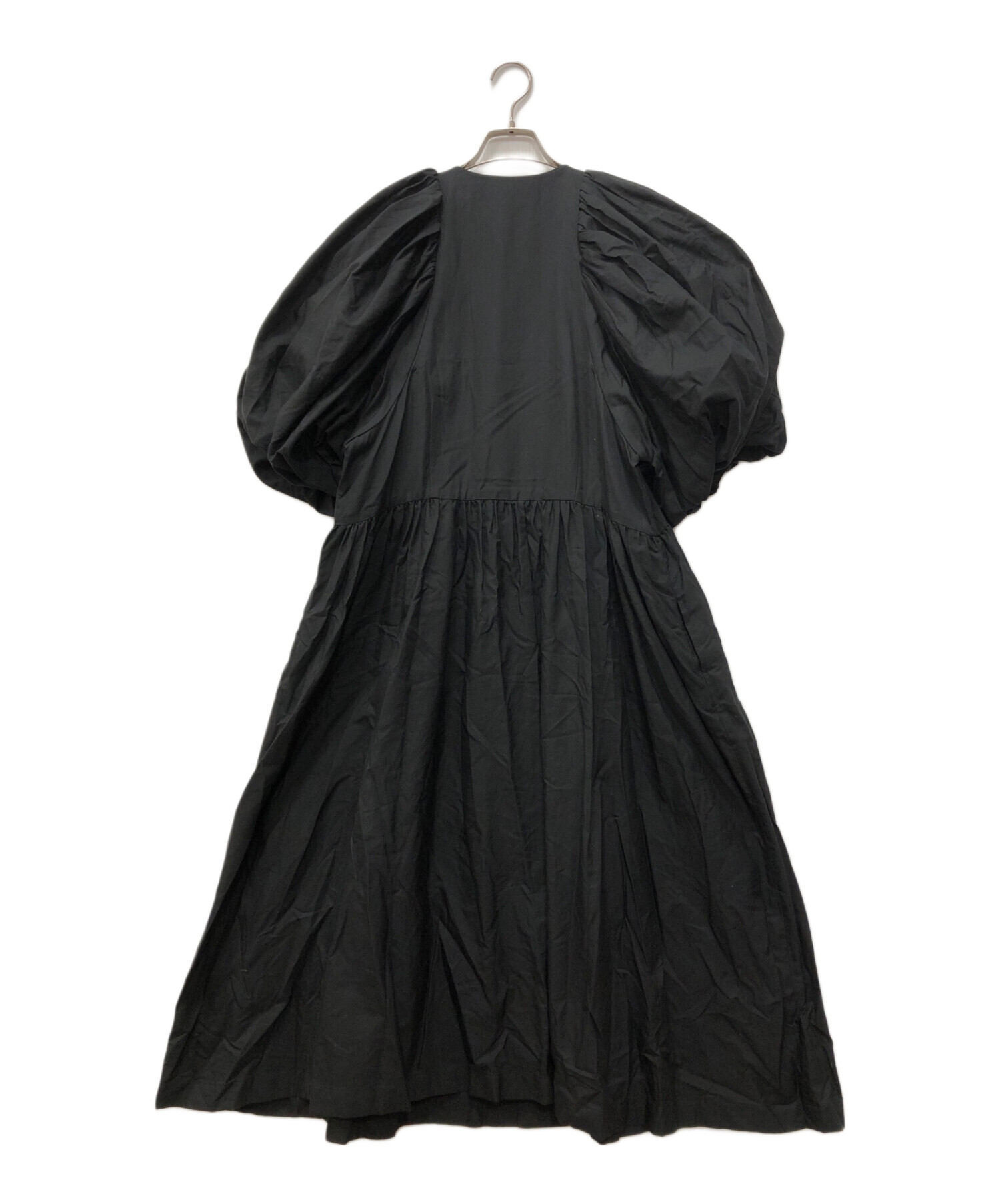 【美品】  noir kei ninomiya / ノワールケイニノミヤ | 2021AW | 変形 パフスリーブ プルオーバーシャツ ブラウス | S | ブラック | レディース 中古・古着通販】noir kei ninomiya (ノワール ケイ ニノミヤ
