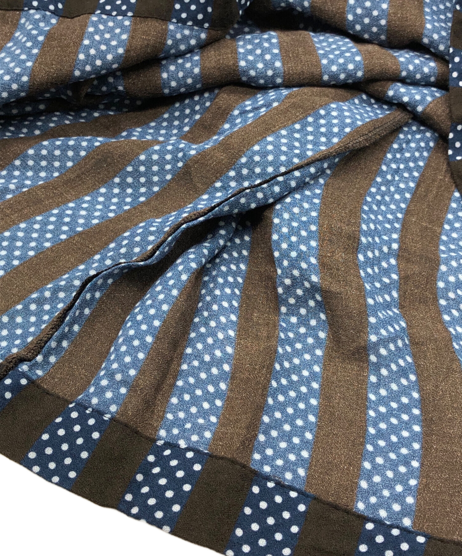 コムデギャルソン 80年代 ドット柄 変形ロングワンピース 半袖 1988