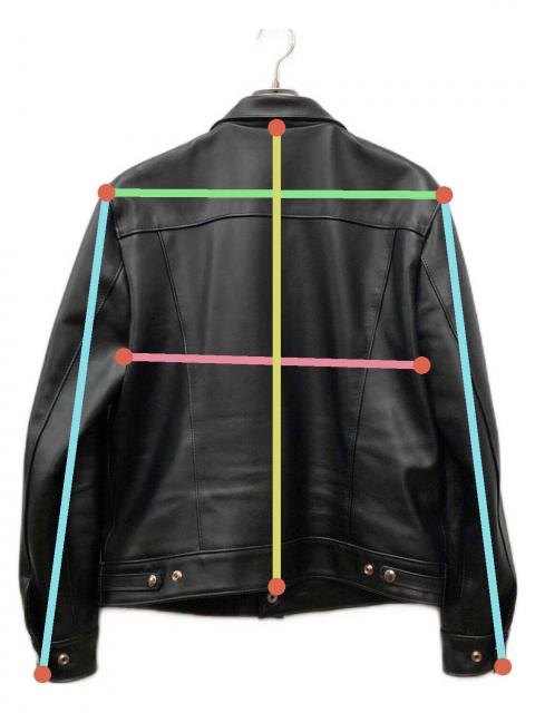 ルイスレザー ウェスタン 988 ホースハイド サイズ42 ITEMS｜ブラック