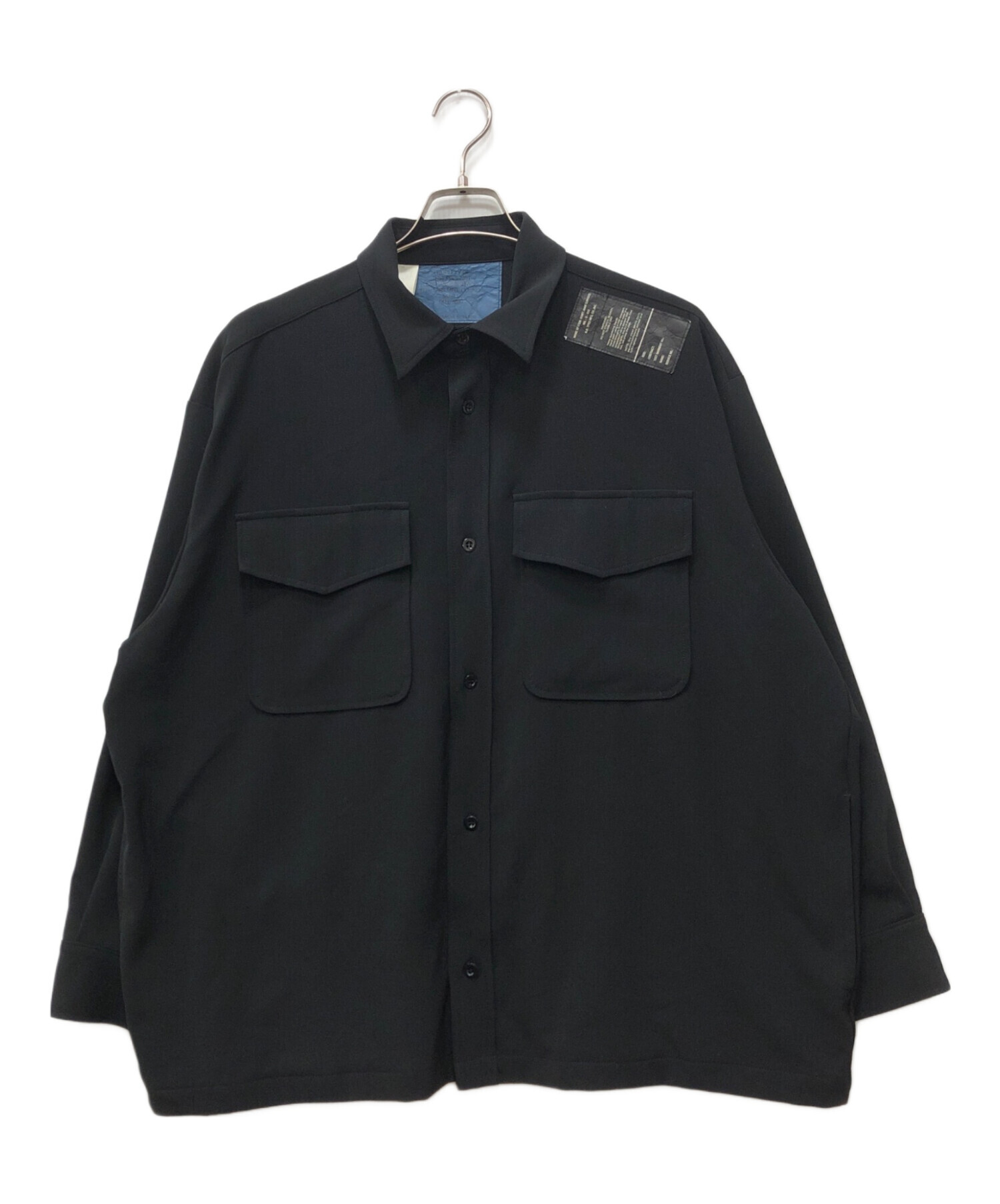 中古・古着通販】N.HOOLYWOOD (エヌ ハリウッド) CPO SHIRT ブラック 