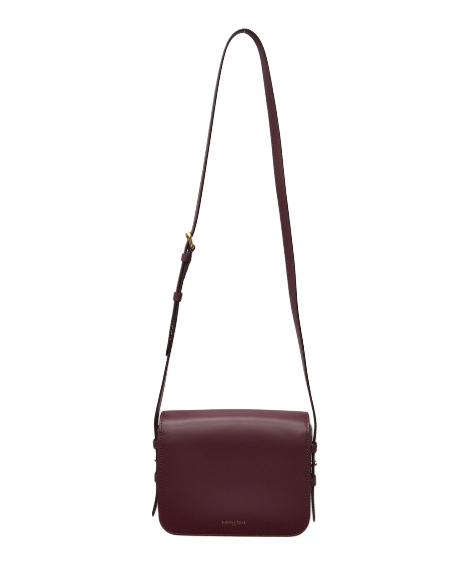 中古・古着通販】maison kitsune (メゾンキツネ) EDIE BAG ワイン 