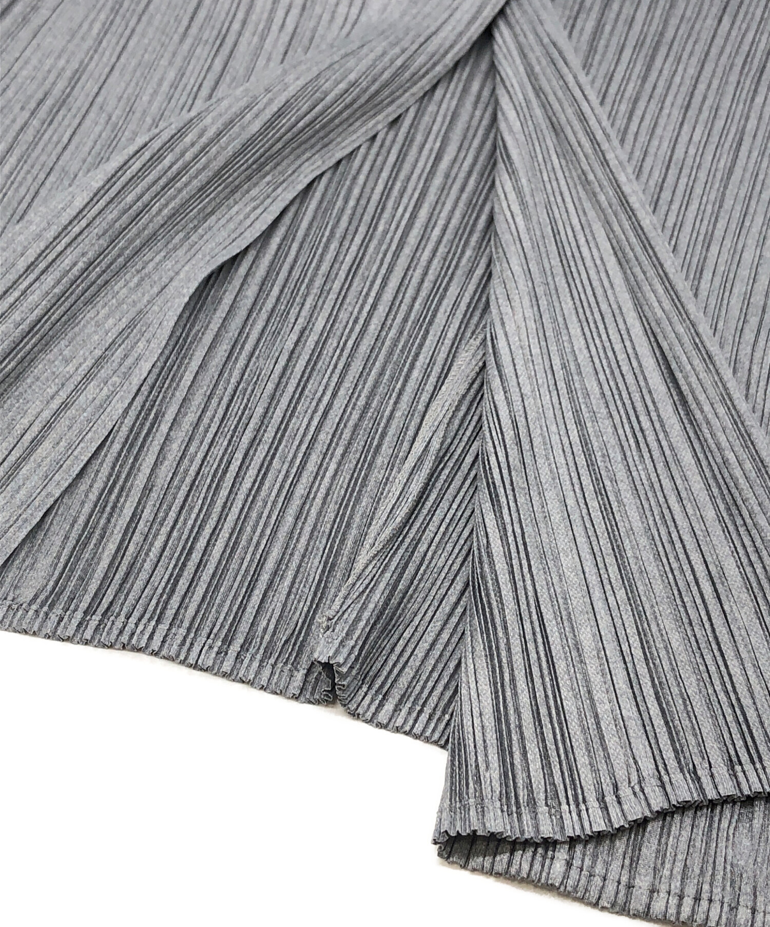 PLATINUM グレー プリーツカーディガン 中古・古着通販】PLEATS PLEASE (プリーツプリーズ