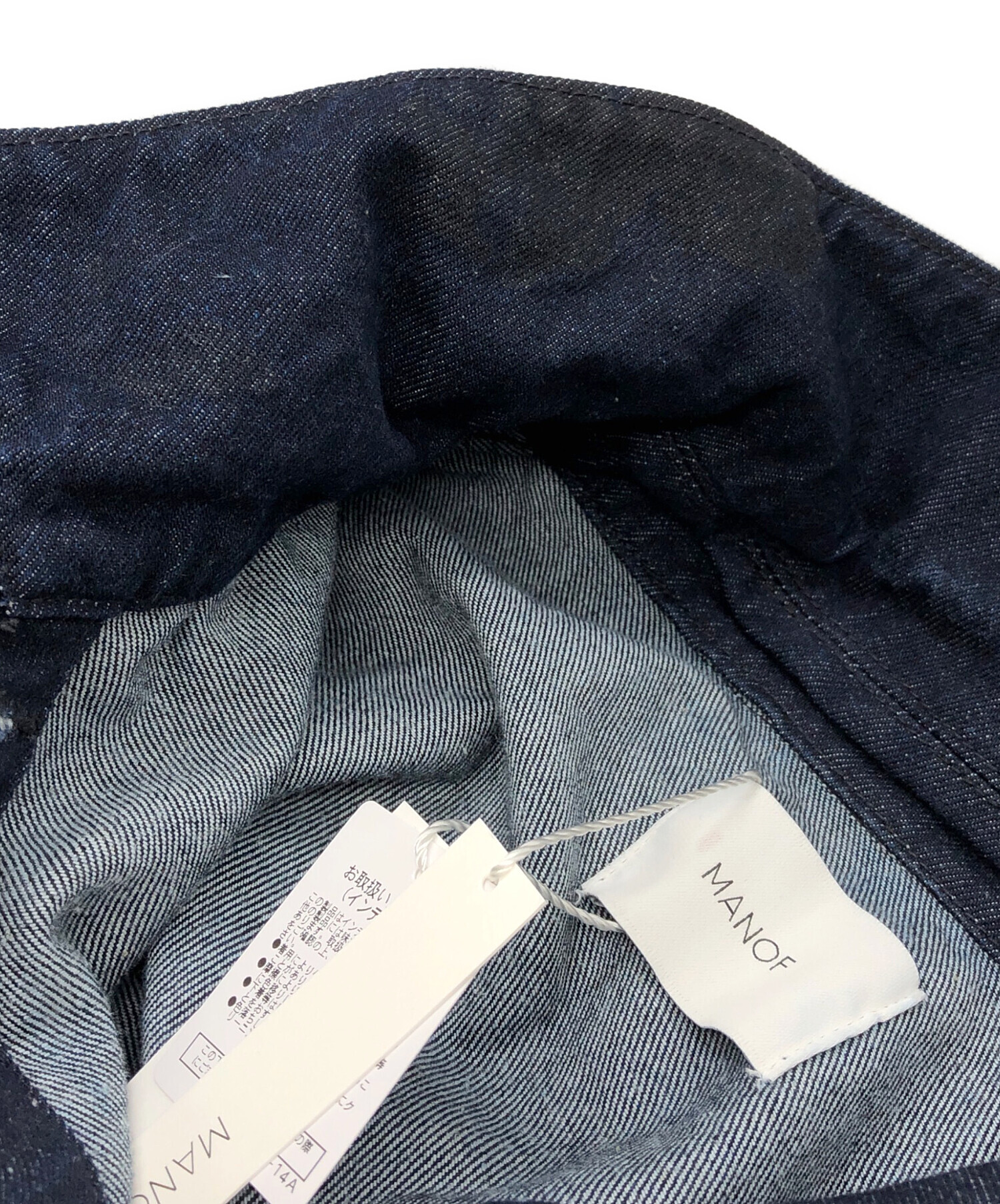 中古・古着通販】MANOF (マノフ) OVER SIZE DENIM JACKET インディゴ