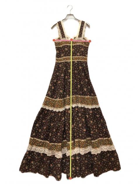 gunne sax 花柄キャミソールワンピース 中古・古着通販】gunne sax (ガ二―サックス) レトロフラワー