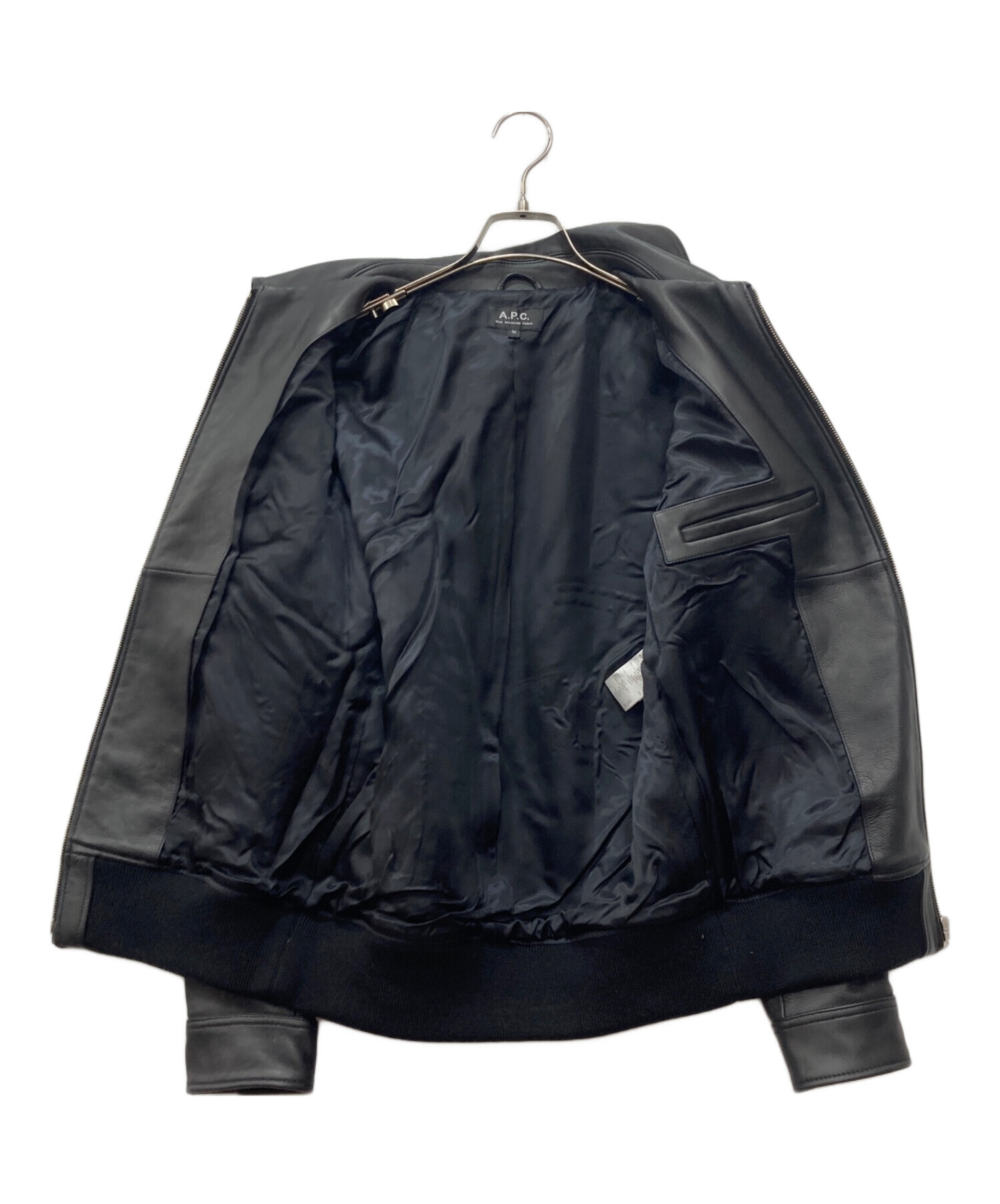 中古・古着通販】A.P.C. (アーペーセー) MOTO BLOUSON ブラック サイズ
