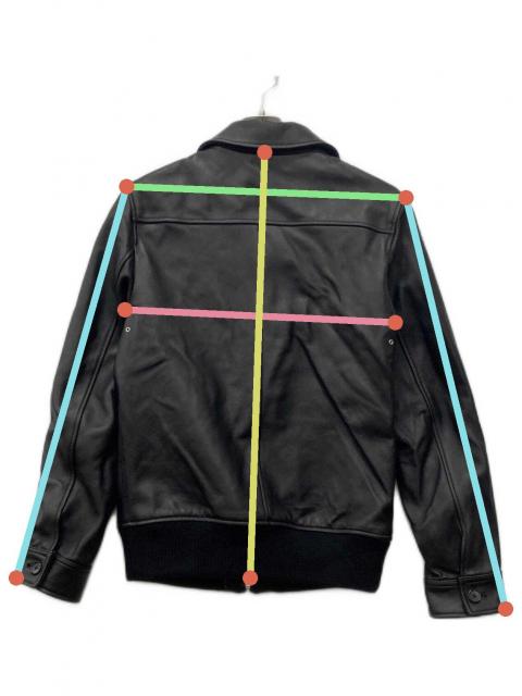 中古・古着通販】A.P.C. (アーペーセー) MOTO BLOUSON ブラック サイズ