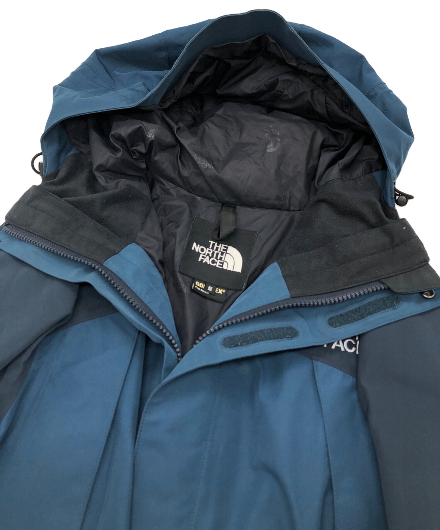 美品THE NORTH FACE 青 マウンテンパーカーM THE NORTH FACE（マウンテンパーカー ・ ブルー・ネイビー/青色系）の