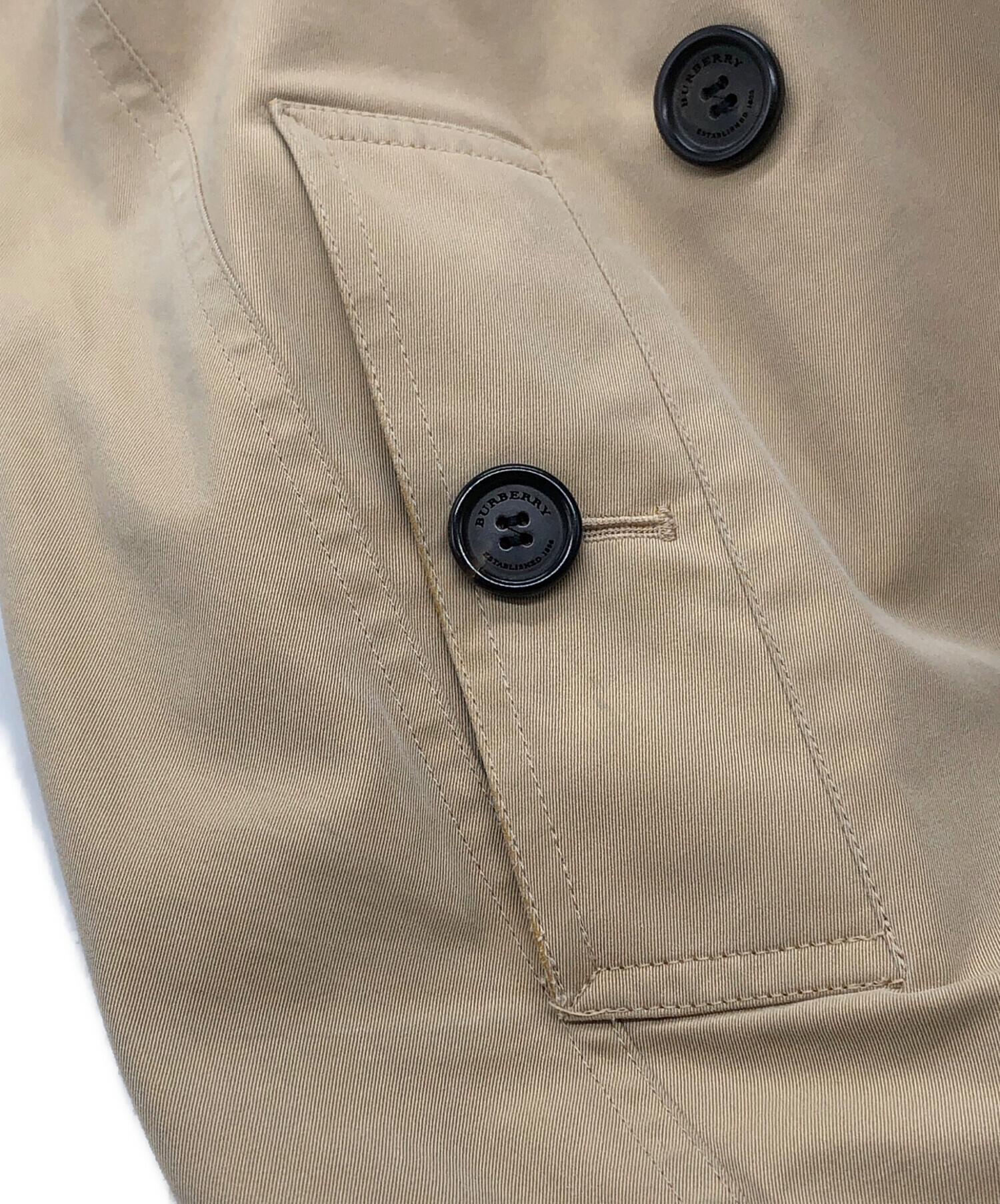 中古・古着通販】BURBERRY (バーバリー) トレンチコート ベージュ
