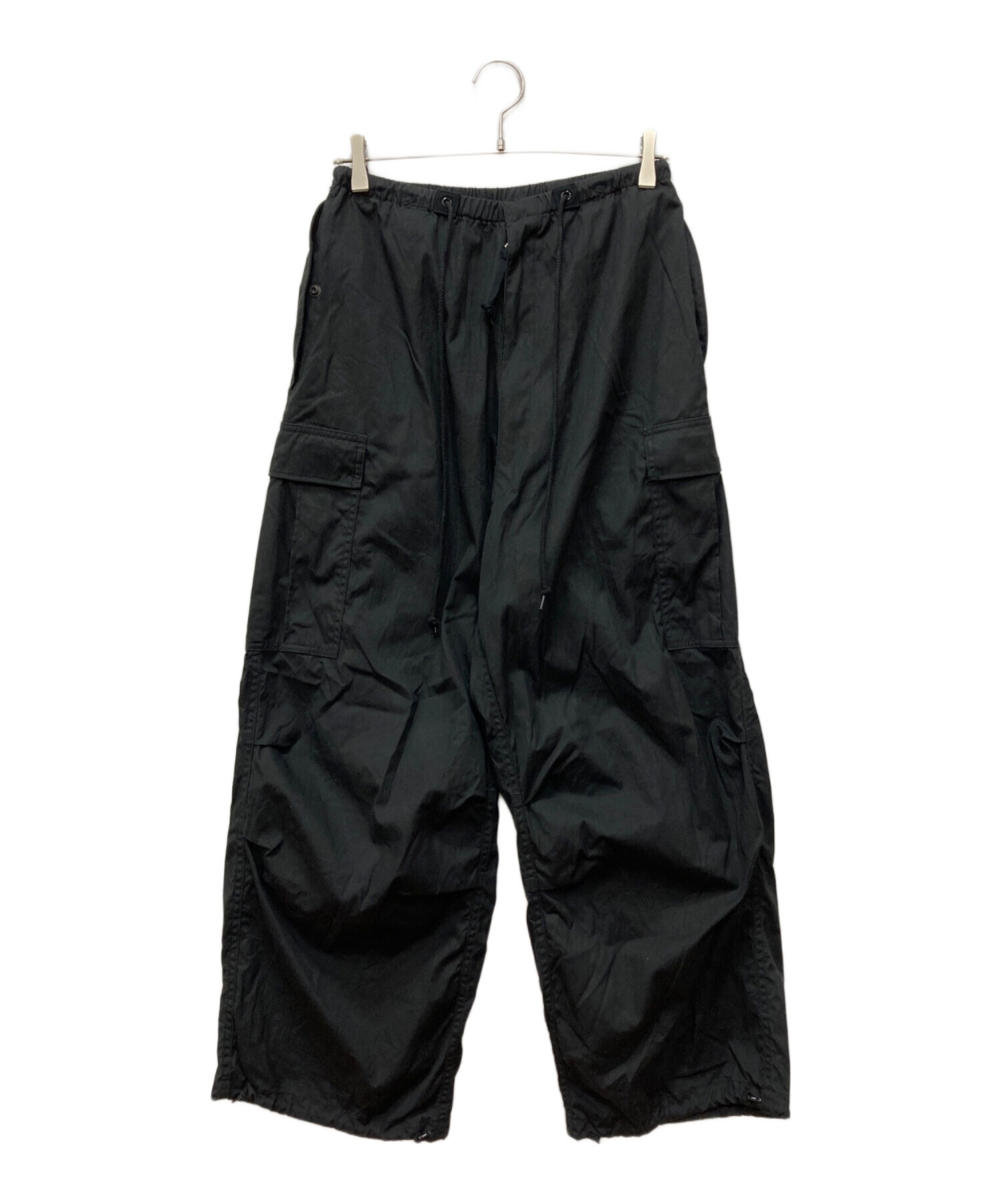 中古・古着通販】HYKE (ハイク) N/C TYPE M-51 SHELL PANTS ブラック 