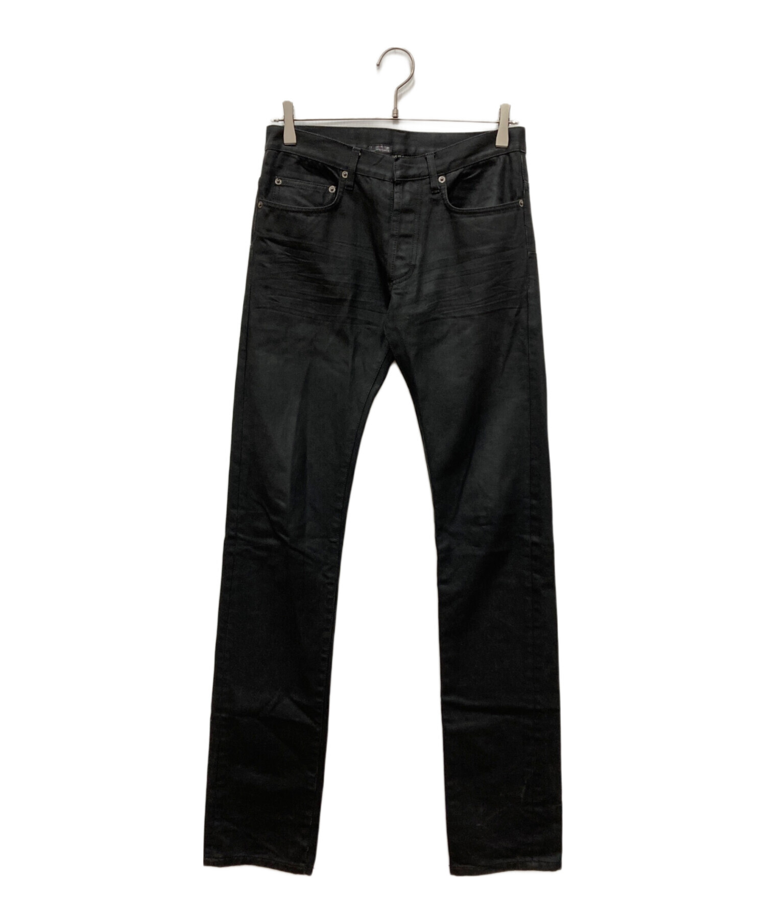 中古・古着通販】Dior (ディオール) ブラックコットンデニムパンツ 