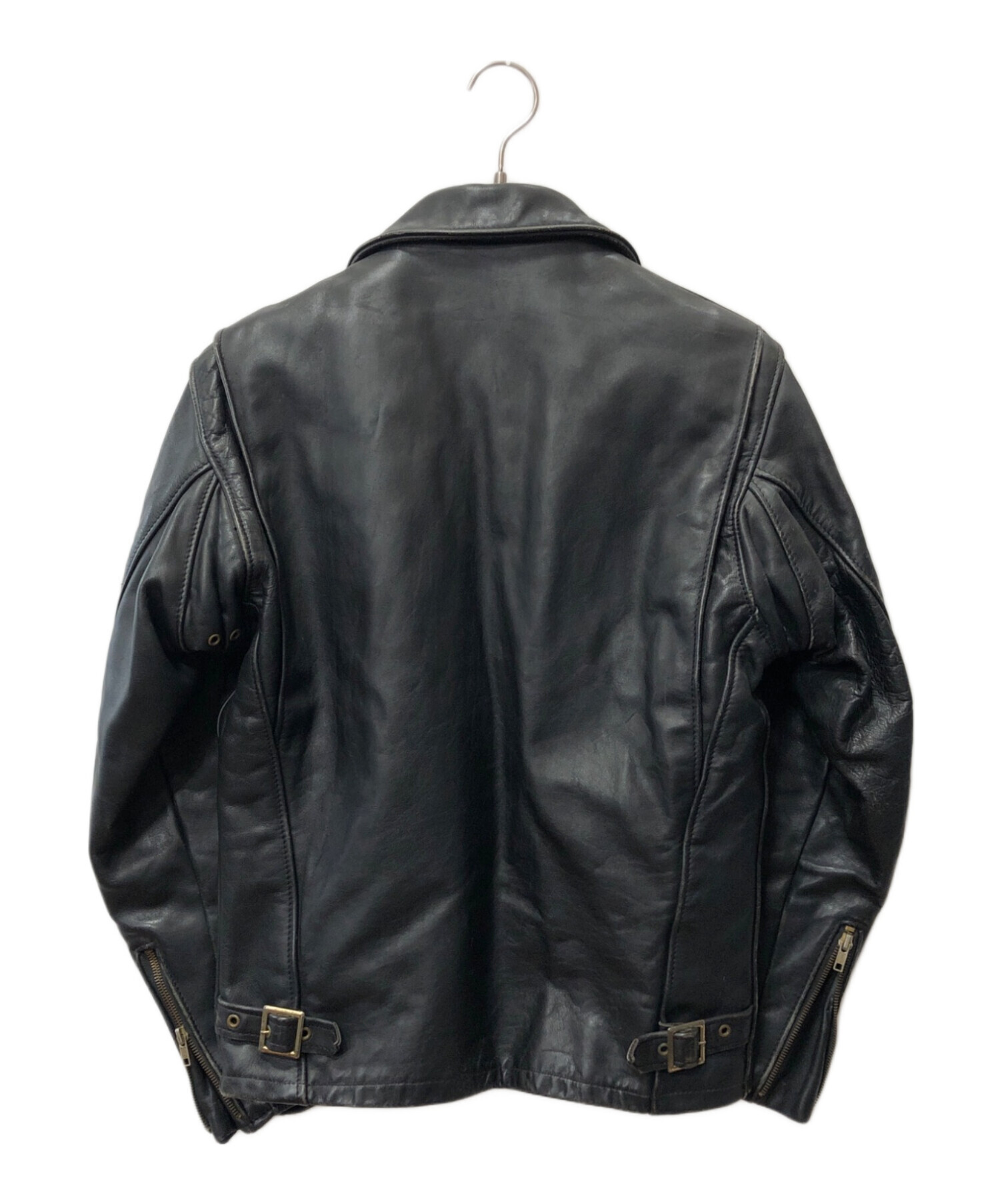 中古・古着通販】Schott (ショット) レザージャケット ブラック サイズ 