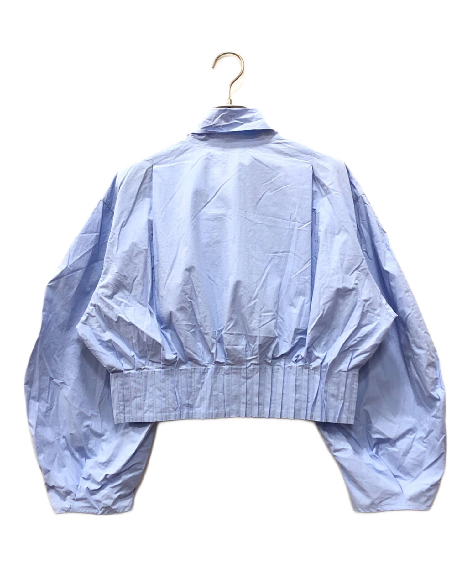 中古・古着通販】CLANE (クラネ) RIBBON ZIP SHIRTS ブルー サイズ:1 