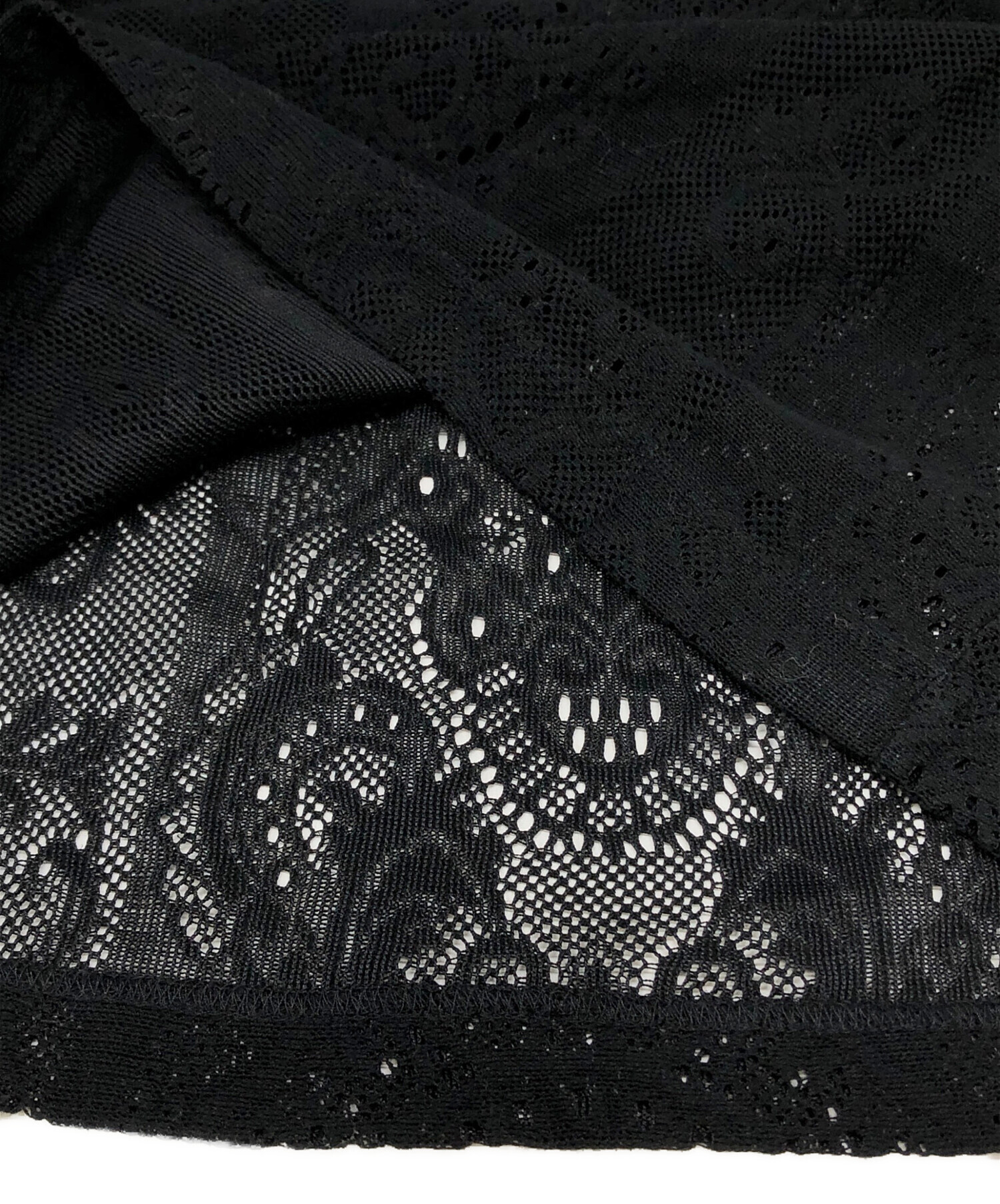 マメクロゴウチ　Curtain Lace Jacquard Jersey Top 中古・古着通販】mame kurogouchi (マメクロゴウチ) Curtain Lace