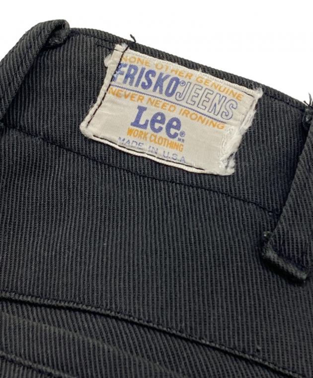 中古・古着通販】LEE (リー) フリスコジーンズ ブラック サイズ:下記