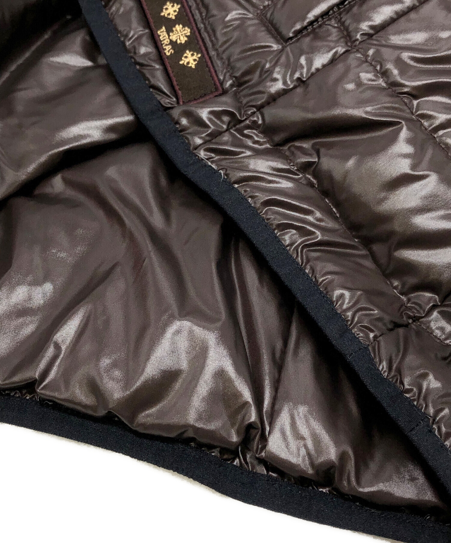 中古・古着通販】TATRAS (タトラス) ダウンベスト ブラウン サイズ:1