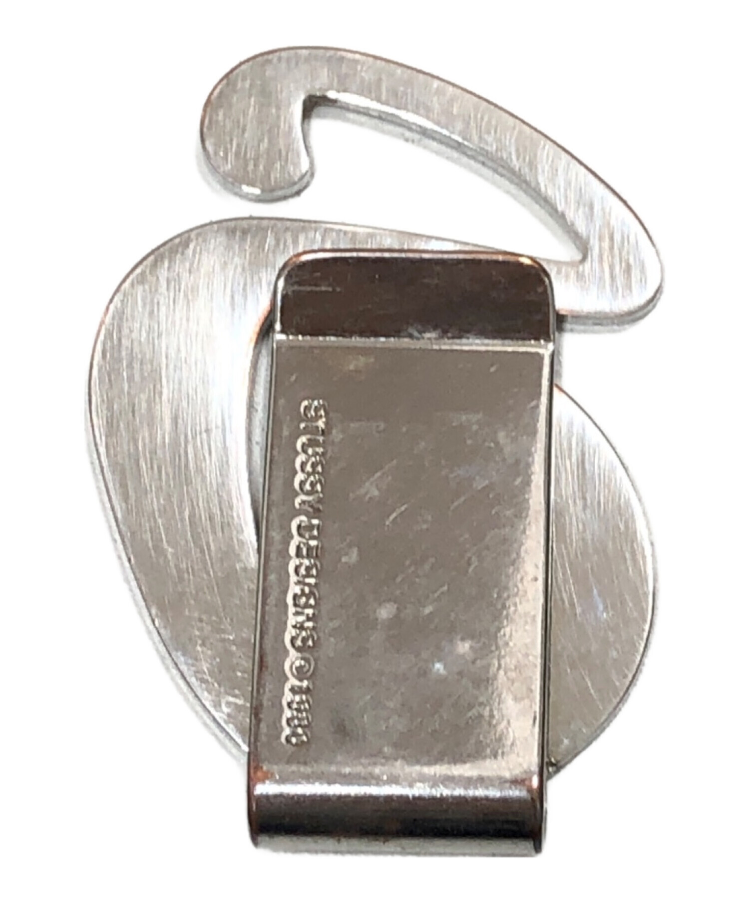 中古・古着通販】stussy (ステューシー) SWIRLY S MONEY CLIP シルバー