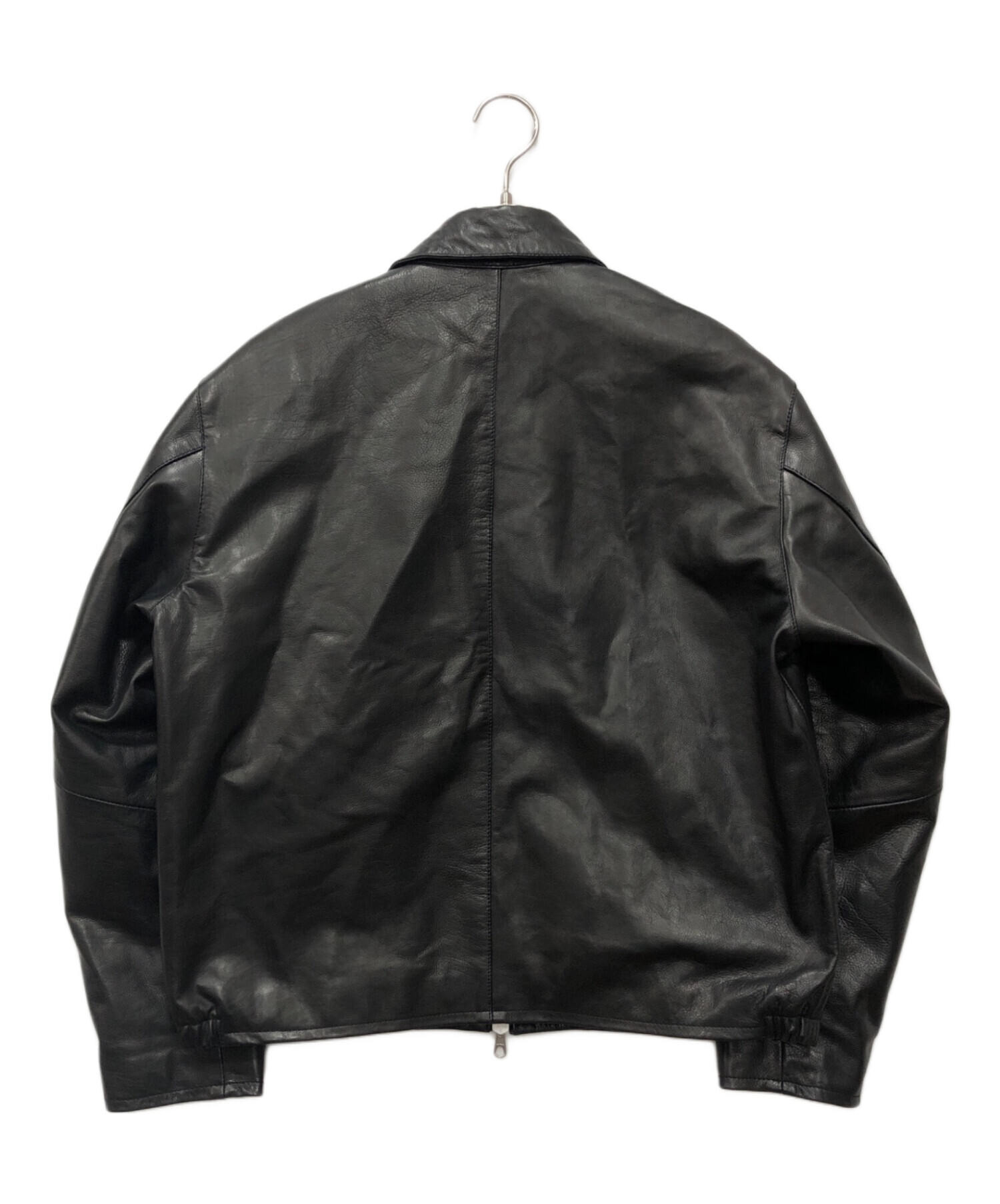 FREAK'S STORE 襟付きシングルライダースジャケット Lサイズ FREAK'S STORE 革ジャン ライダース FREAK'S STORE/フリークス