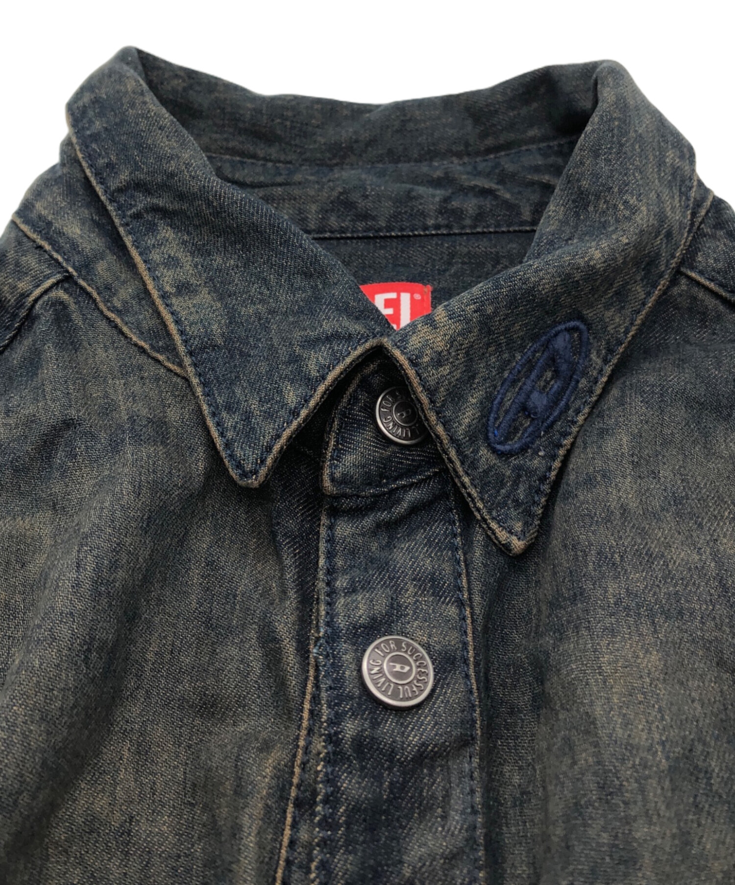 中古・古着通販】DIESEL (ディーゼル) デニムシャツ インディゴ サイズ 