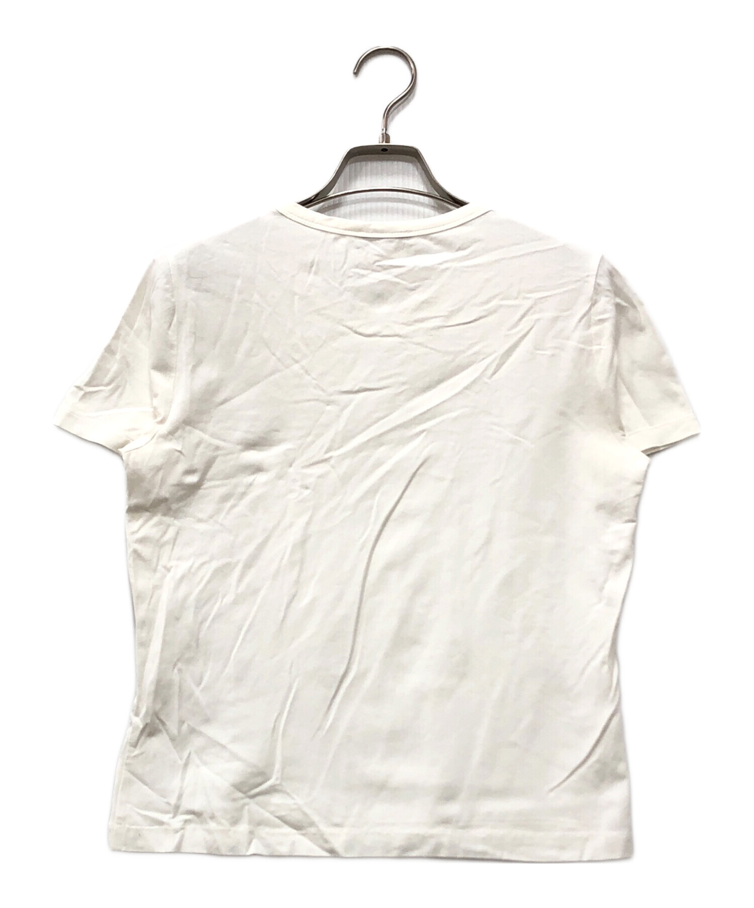 中古・古着通販】CELINE (セリーヌ) スパンコールロゴTシャツ ホワイト 