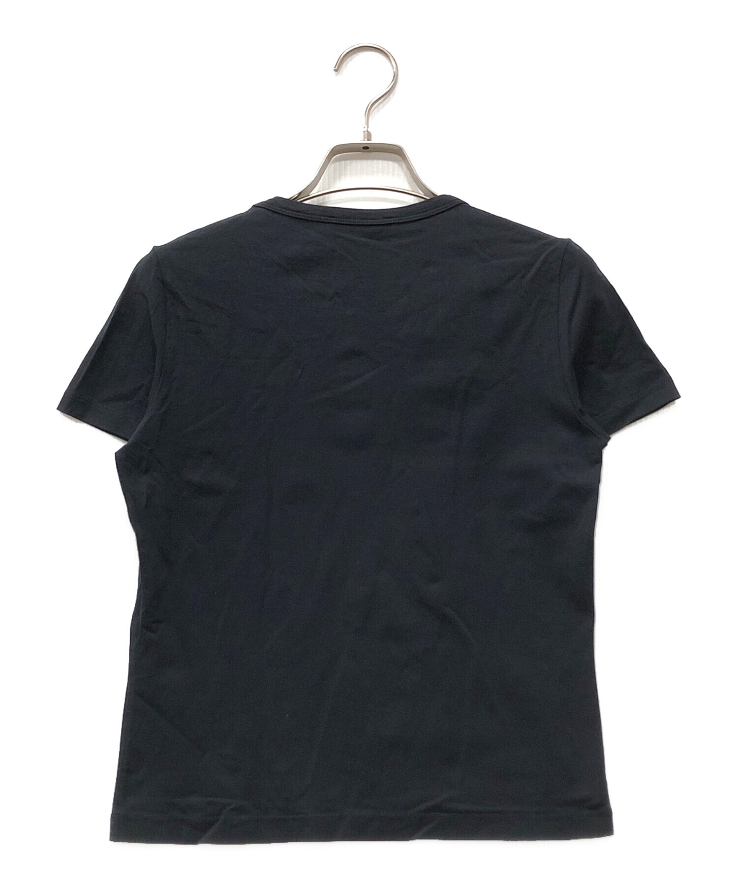 中古・古着通販】CELINE (セリーヌ) スパンコールロゴTシャツ ブラック