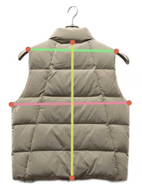 中古・古着通販】KITH (キス) Wrinkle Nylon Midi Vest ベージュ