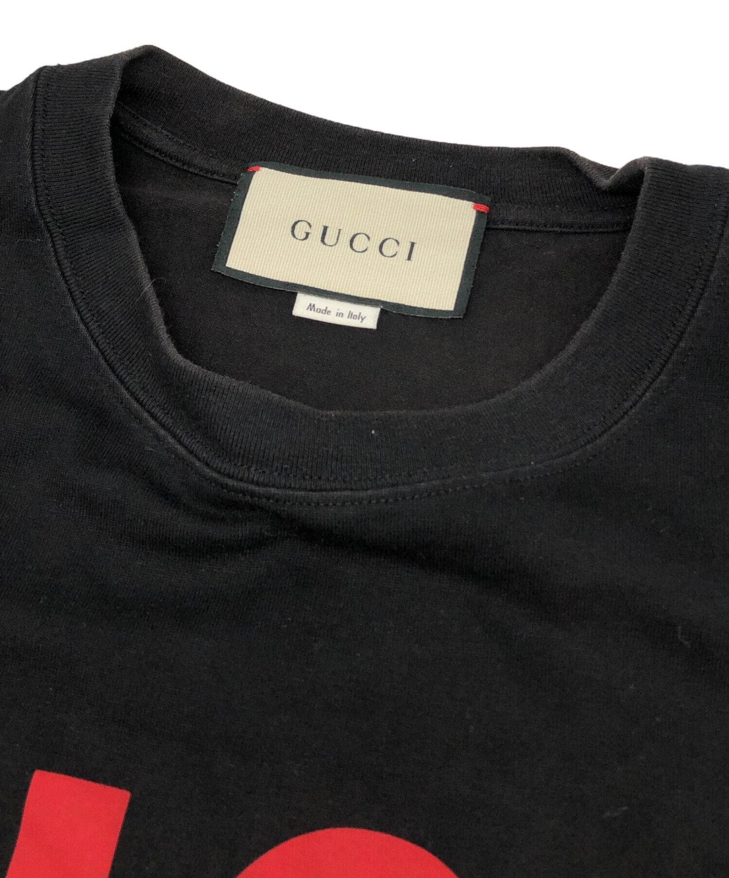 保証書付き】グッチ GUCCI メンズ Tシャツ ブラック Mサイズ グッチ 