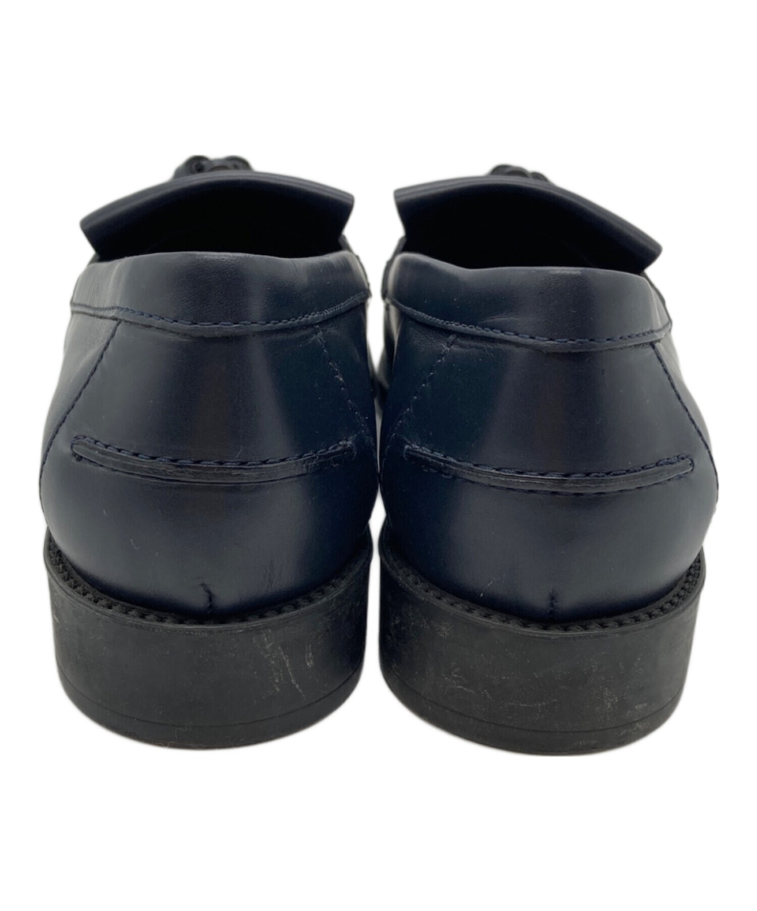 tod's タッセル付きレザーローファー　37 ブラック 中古・古着通販】TOD'S (トッズ) タッセルレザーローファー ネイビー