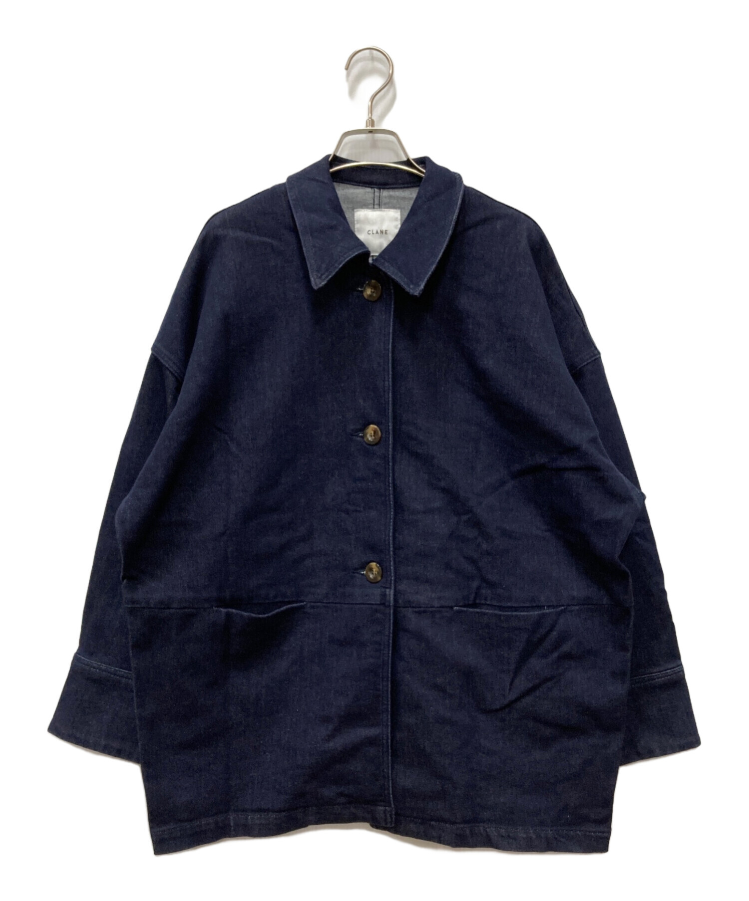 中古・古着通販】CLANE (クラネ) WORK OVER JACKET インディゴ サイズ 