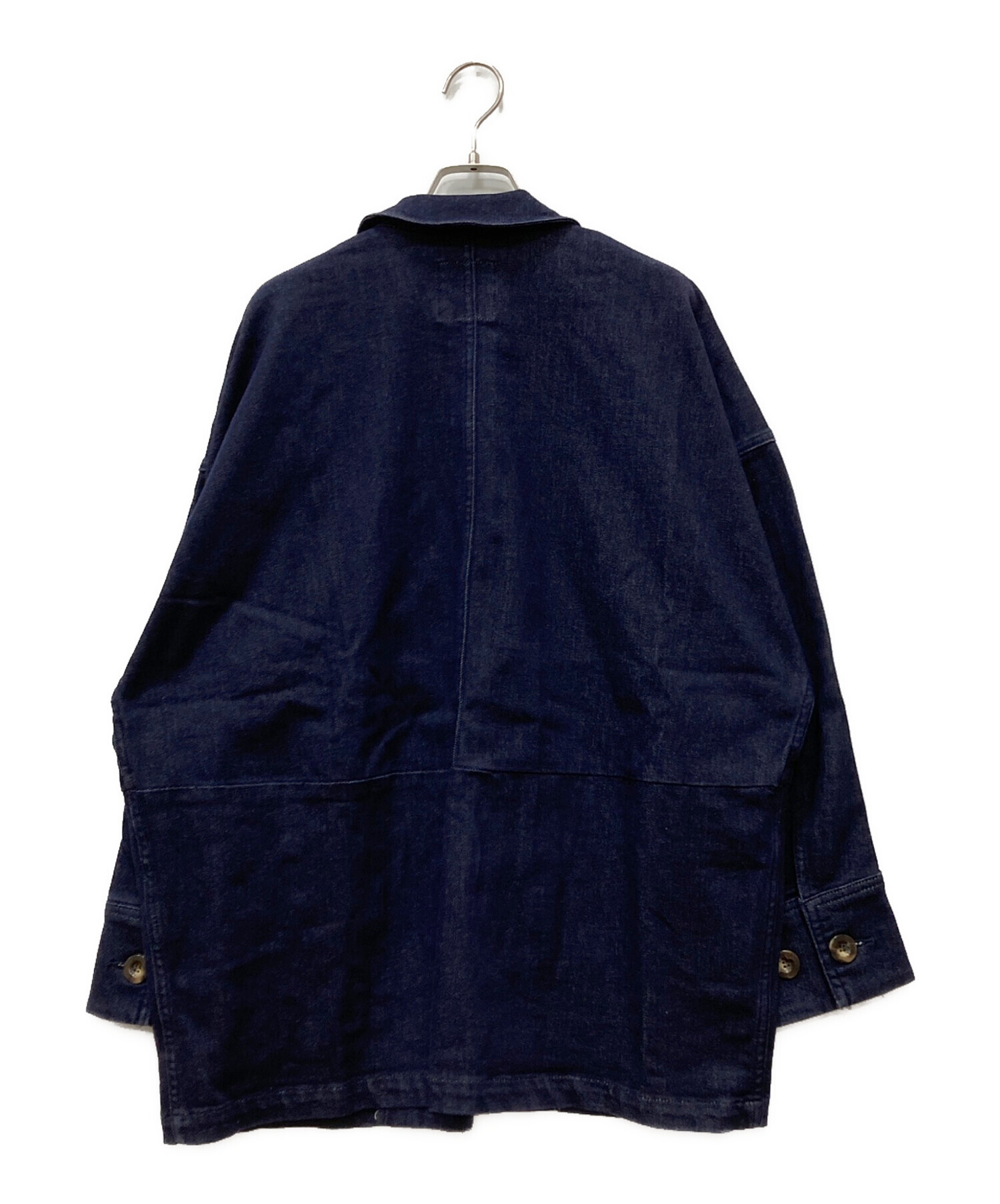 中古・古着通販】CLANE (クラネ) WORK OVER JACKET インディゴ サイズ 