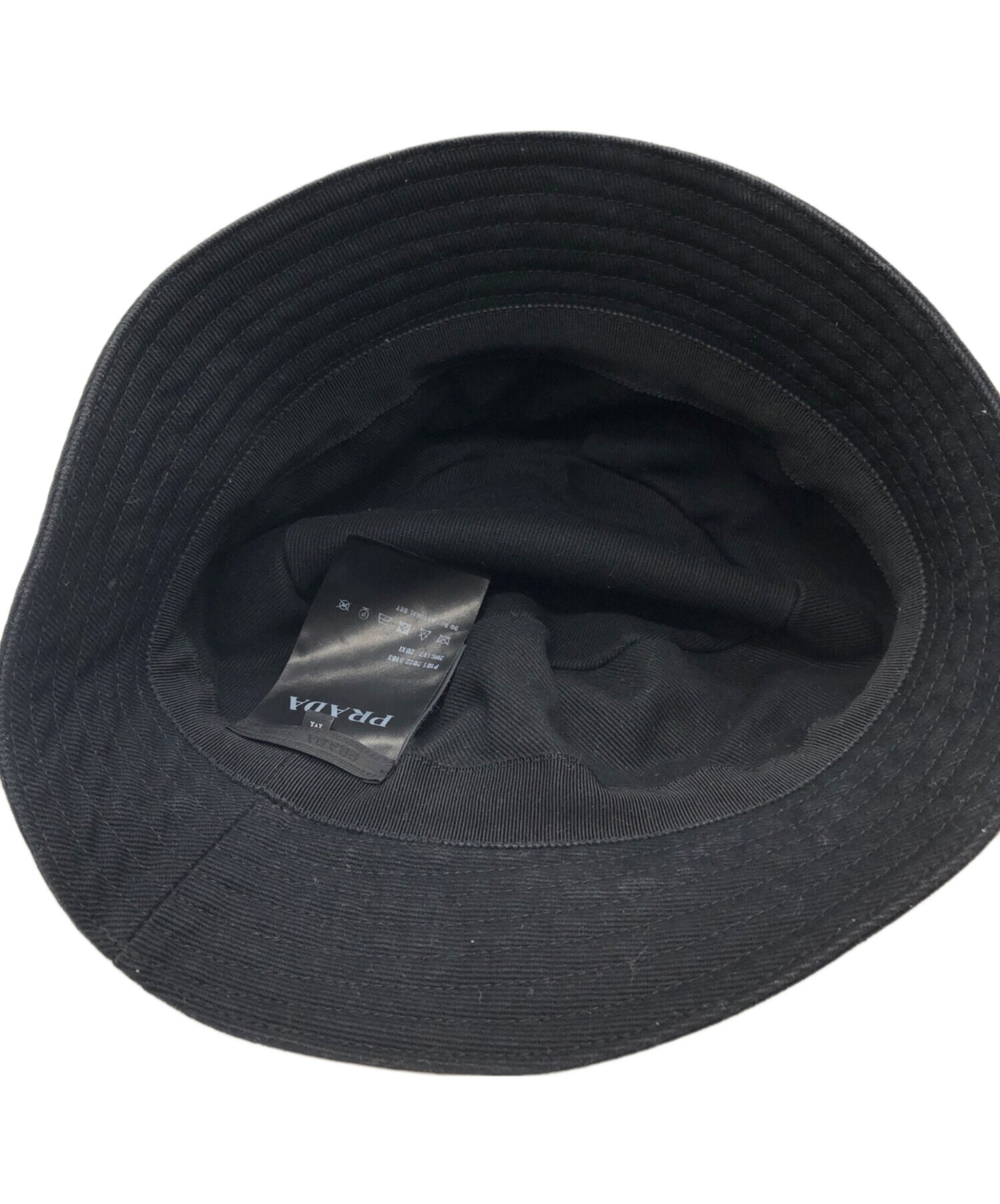 中古・古着通販】PRADA (プラダ) バケットハット ブラック｜ブランド