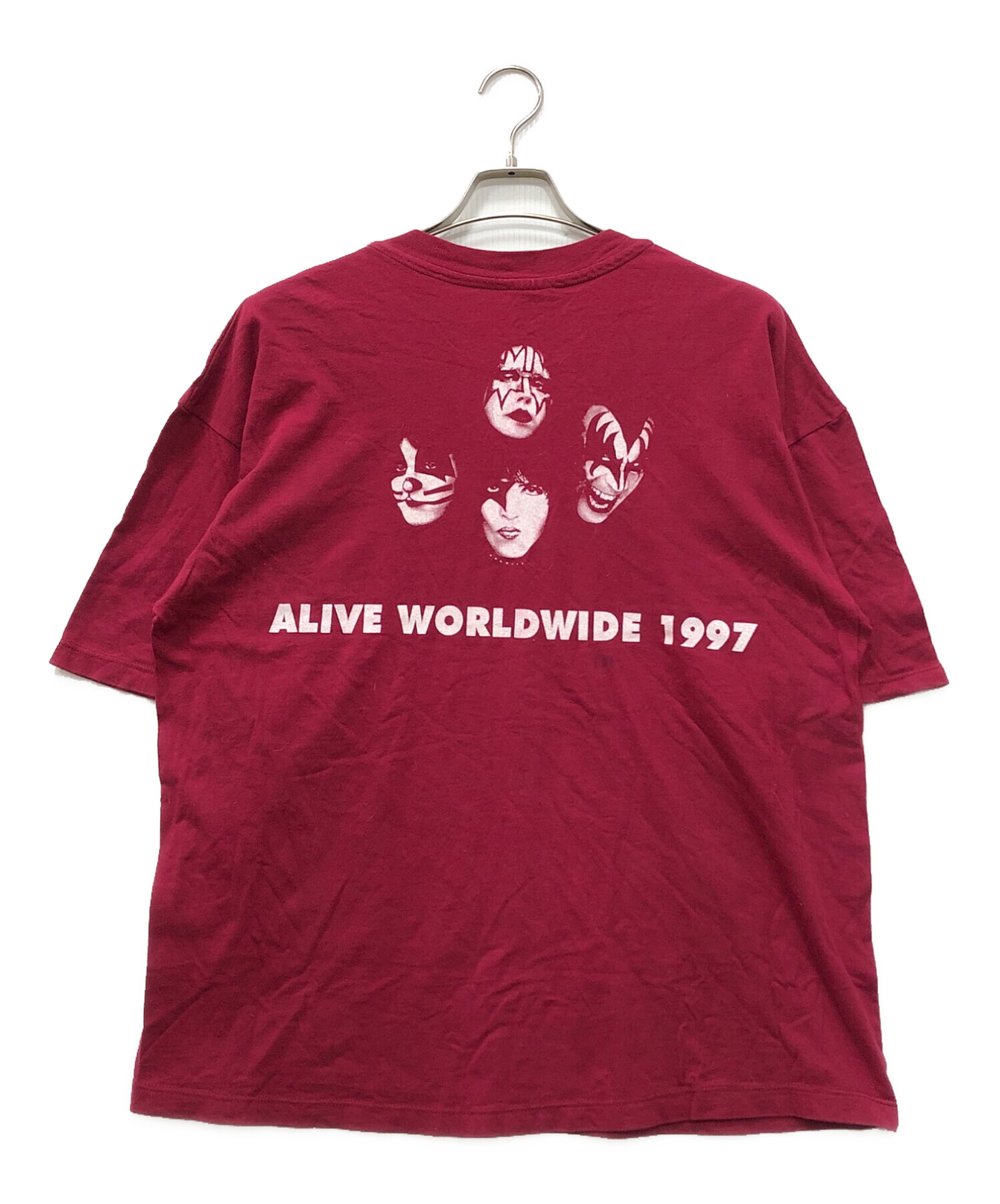 中古・古着通販】90'S KISS (90年代キス) 1997 ツアーTシャツ ボルドー