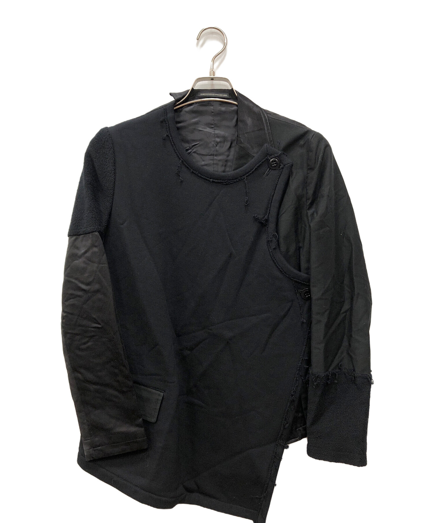 ys出品 中古・古着通販】Y's (ワイズ) PATCHWORK RIGHT FRONT JERSEY JACK