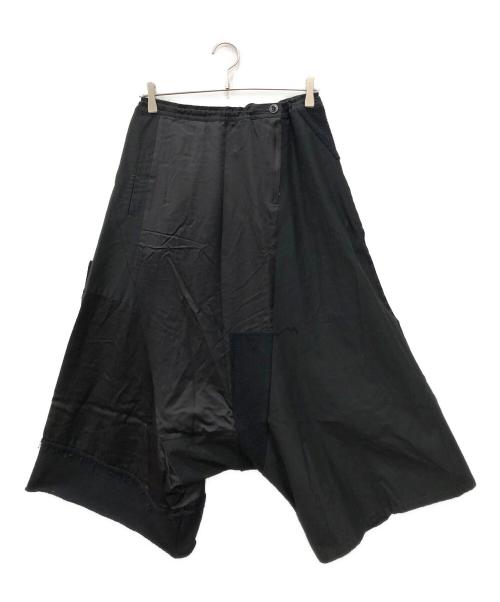 中古・古着通販】Y's (ワイズ) パターン切替サルエルパンツ ブラック