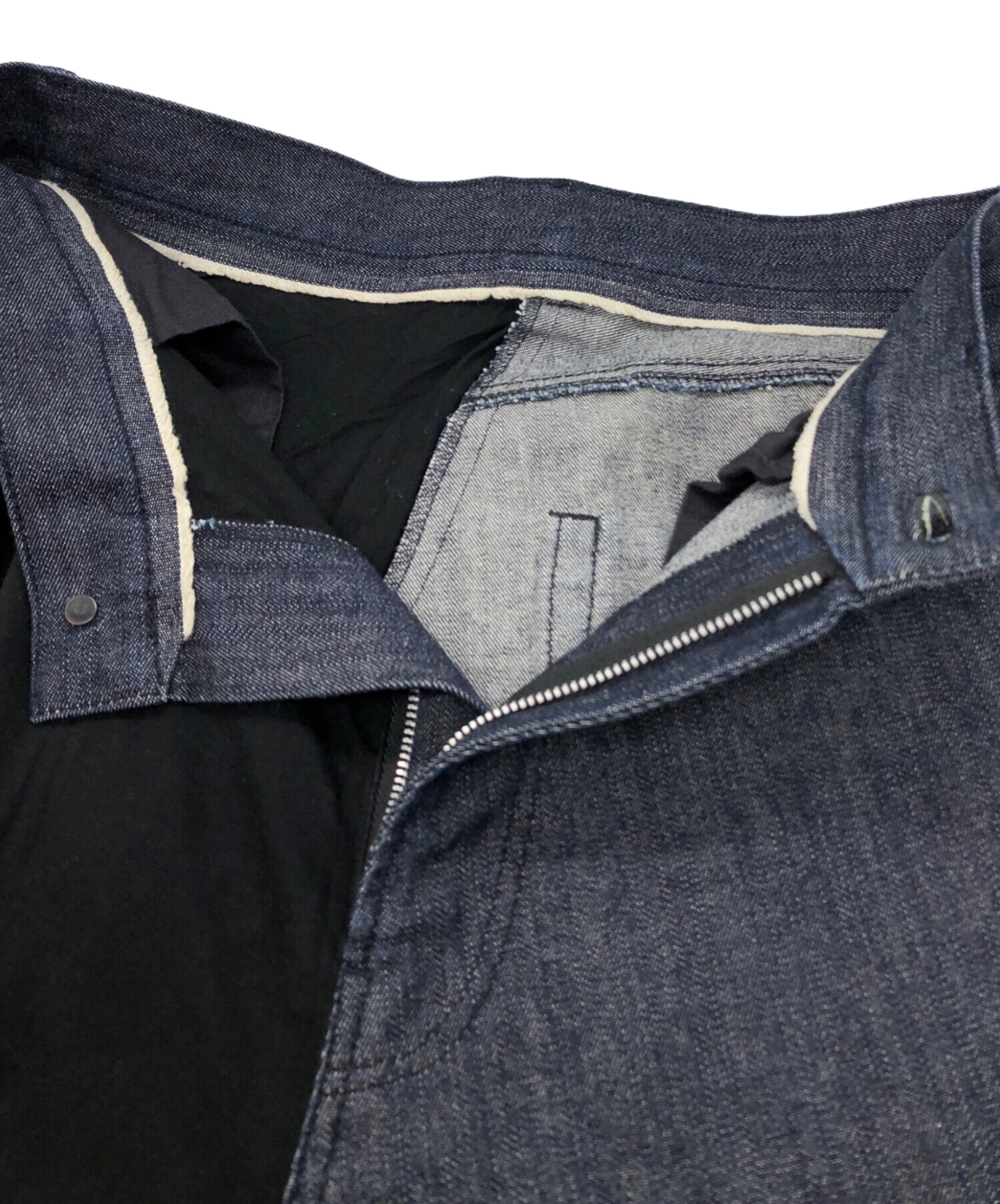 中古・古着通販】YOHJI YAMAMOTO (ヨウジヤマモト) デニム切替ワイド