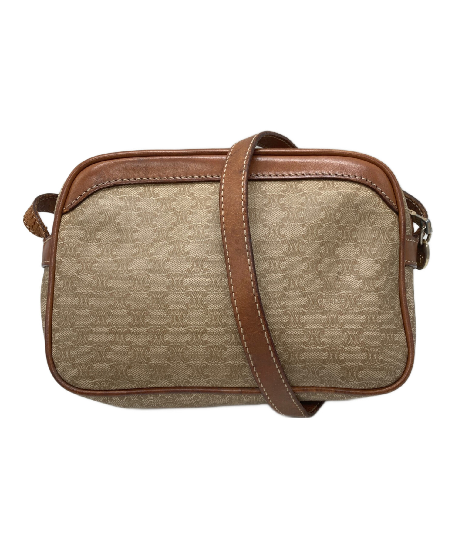 中古・古着通販】CELINE (セリーヌ) マカダム柄ショルダーバッグ