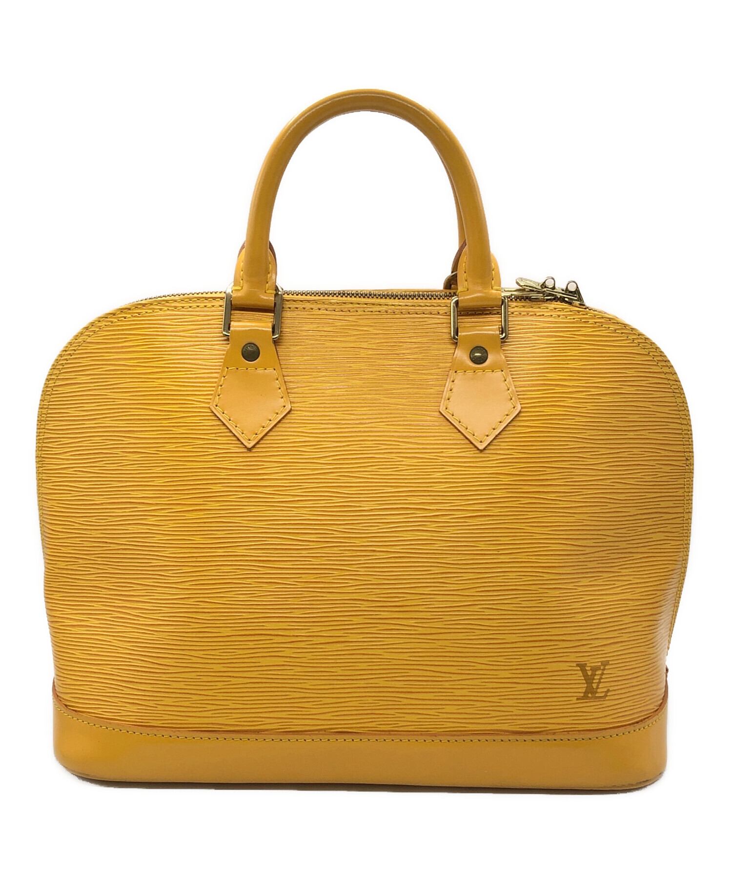 Louis Vuitton イエロー ハンドバッグ 中古・古着通販】LOUIS VUITTON (ルイ ヴィトン) ハンドバッグ