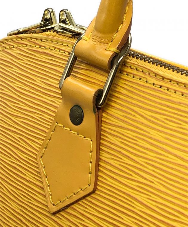 V*e様 Louis Vuitton イエロー ハンドバッグ 中古・古着通販】LOUIS VUITTON (ルイ ヴィトン) ハンドバッグ