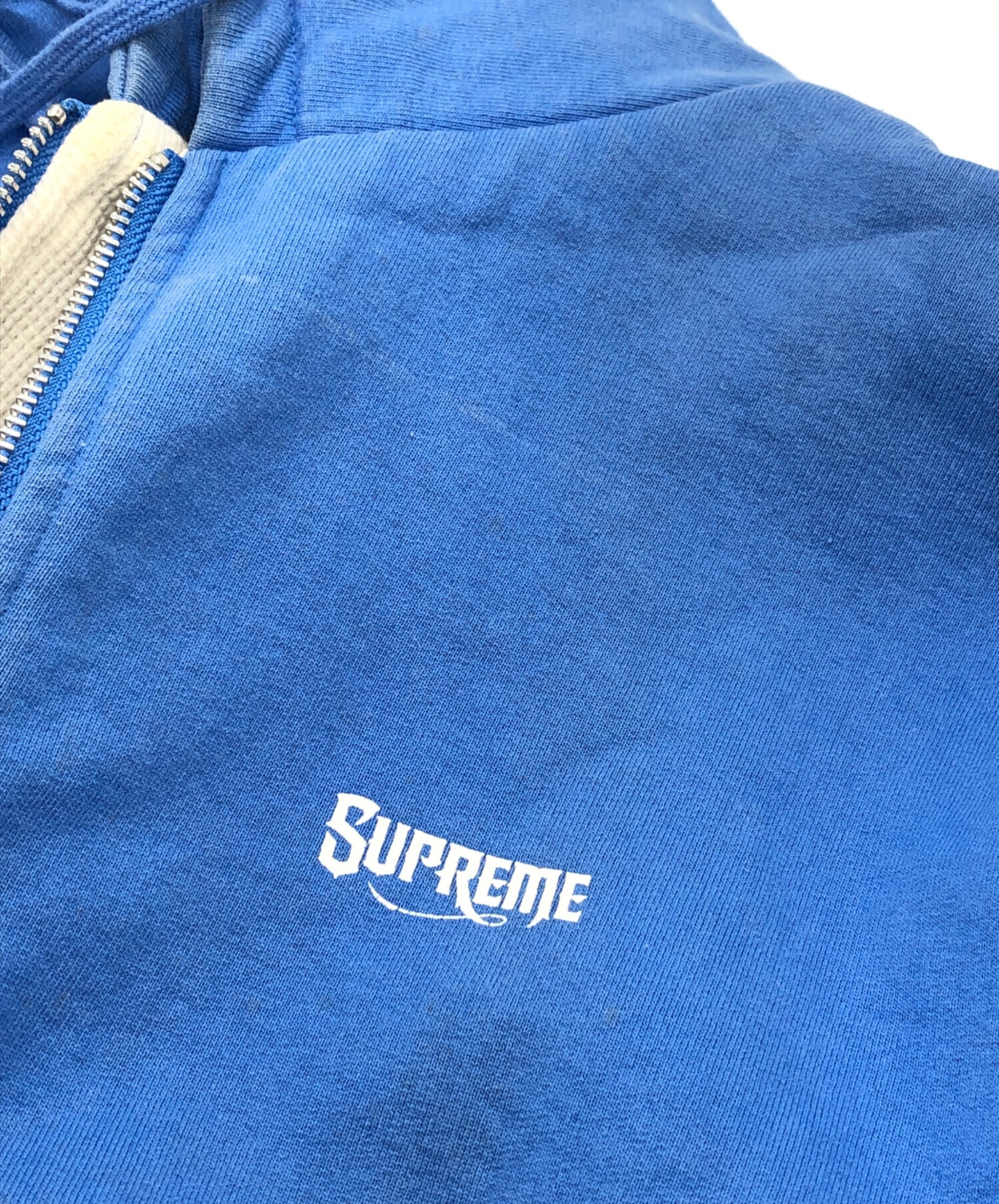 中古・古着通販】Supreme (シュプリーム) ジップパーカー ブルー