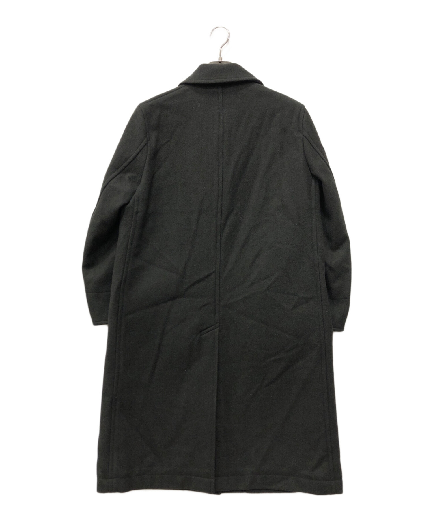 中古・古着通販】MHL (エムエイチエル) BASIC WOOL MELTON COAT カーキ 
